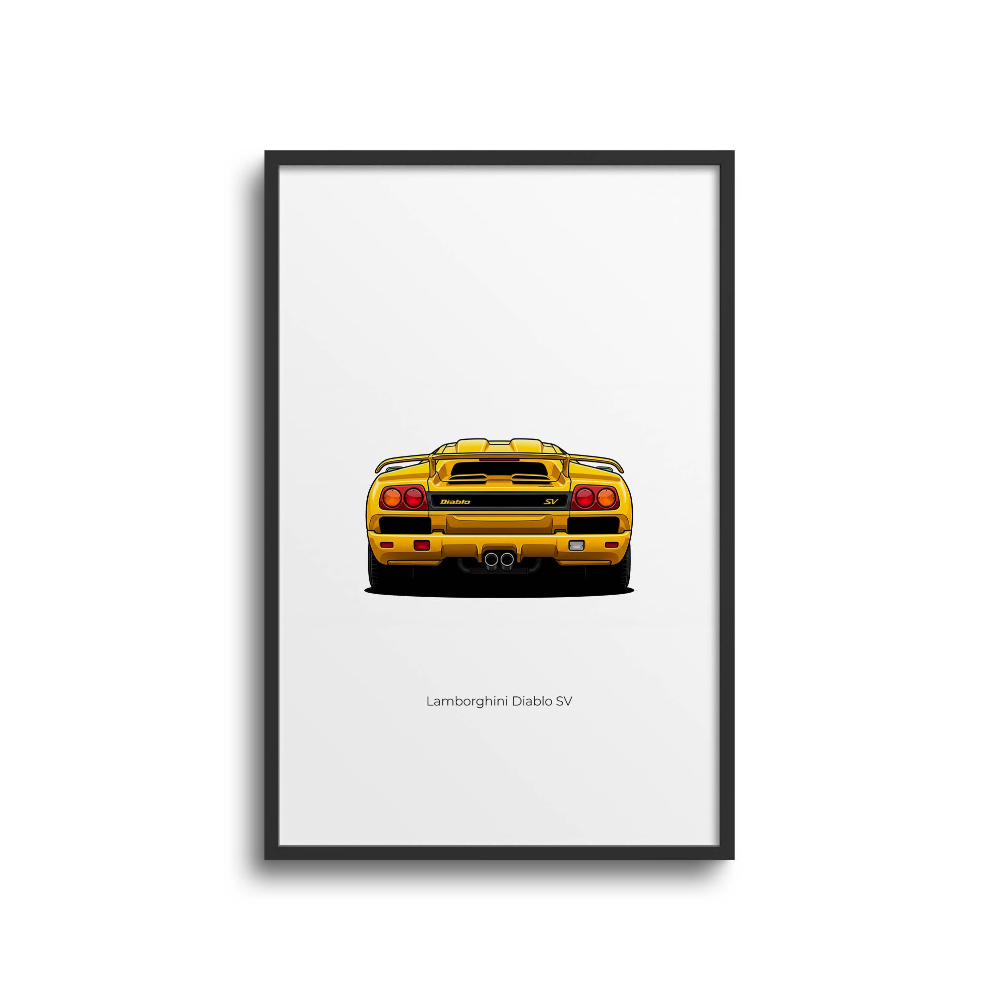 1997 Lamborghini Diablo SV – Car Print