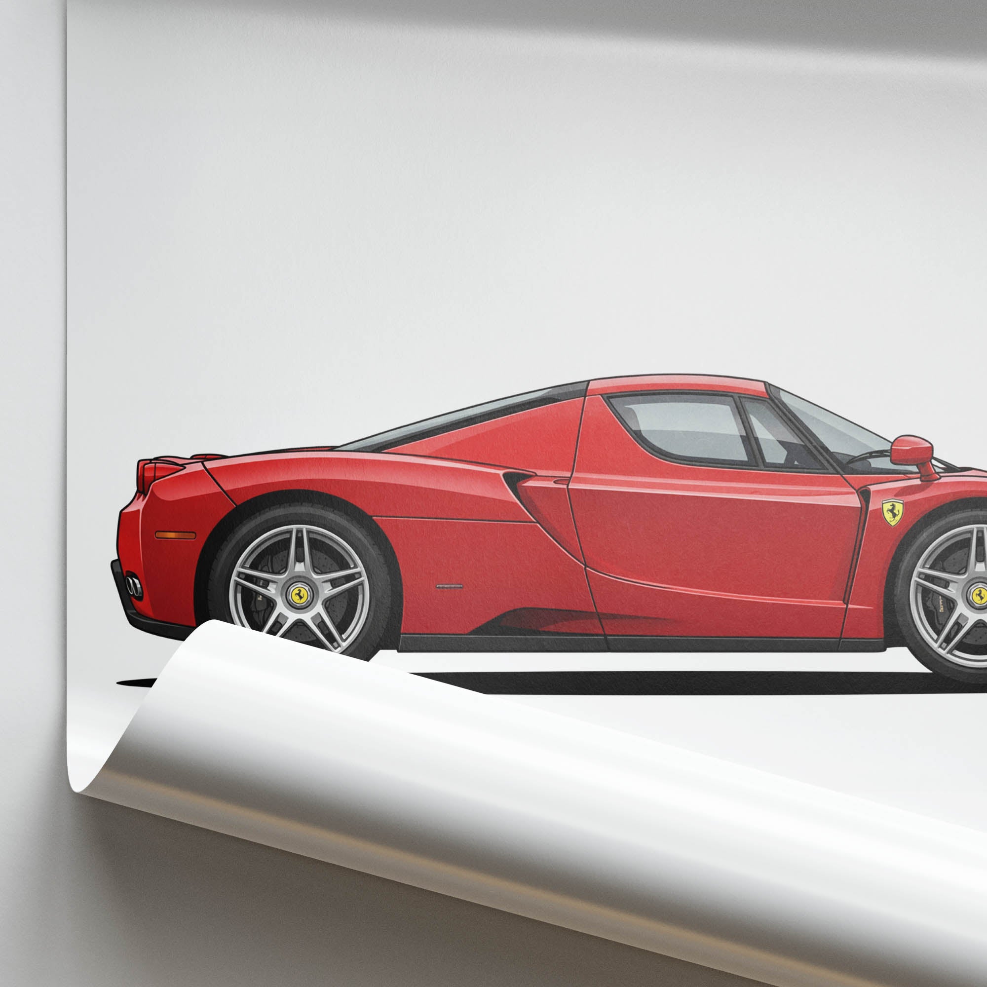 2002 Ferrari Enzo – Car Print (Side)