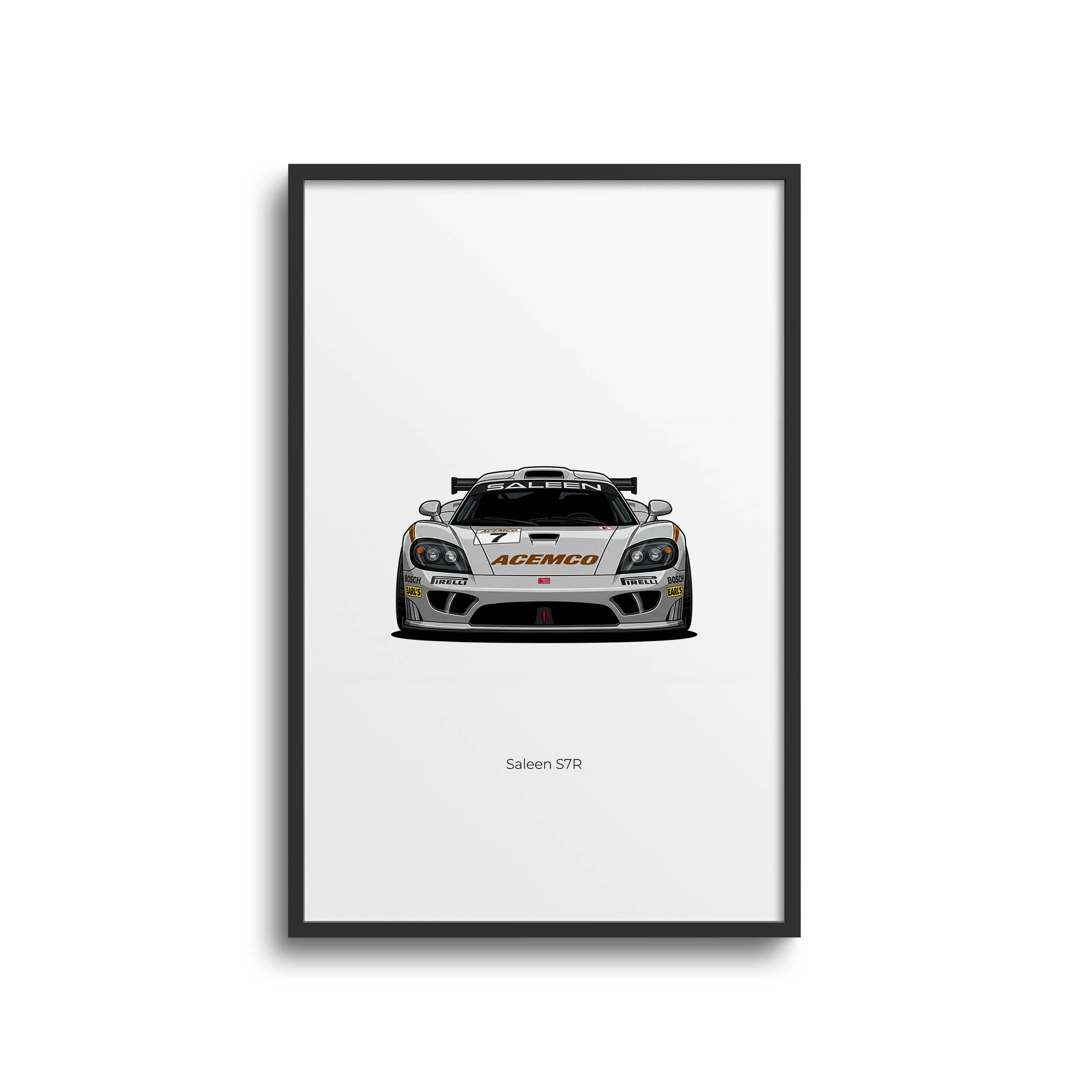 2004 Saleen S7R Acemco – Car Print (Front)