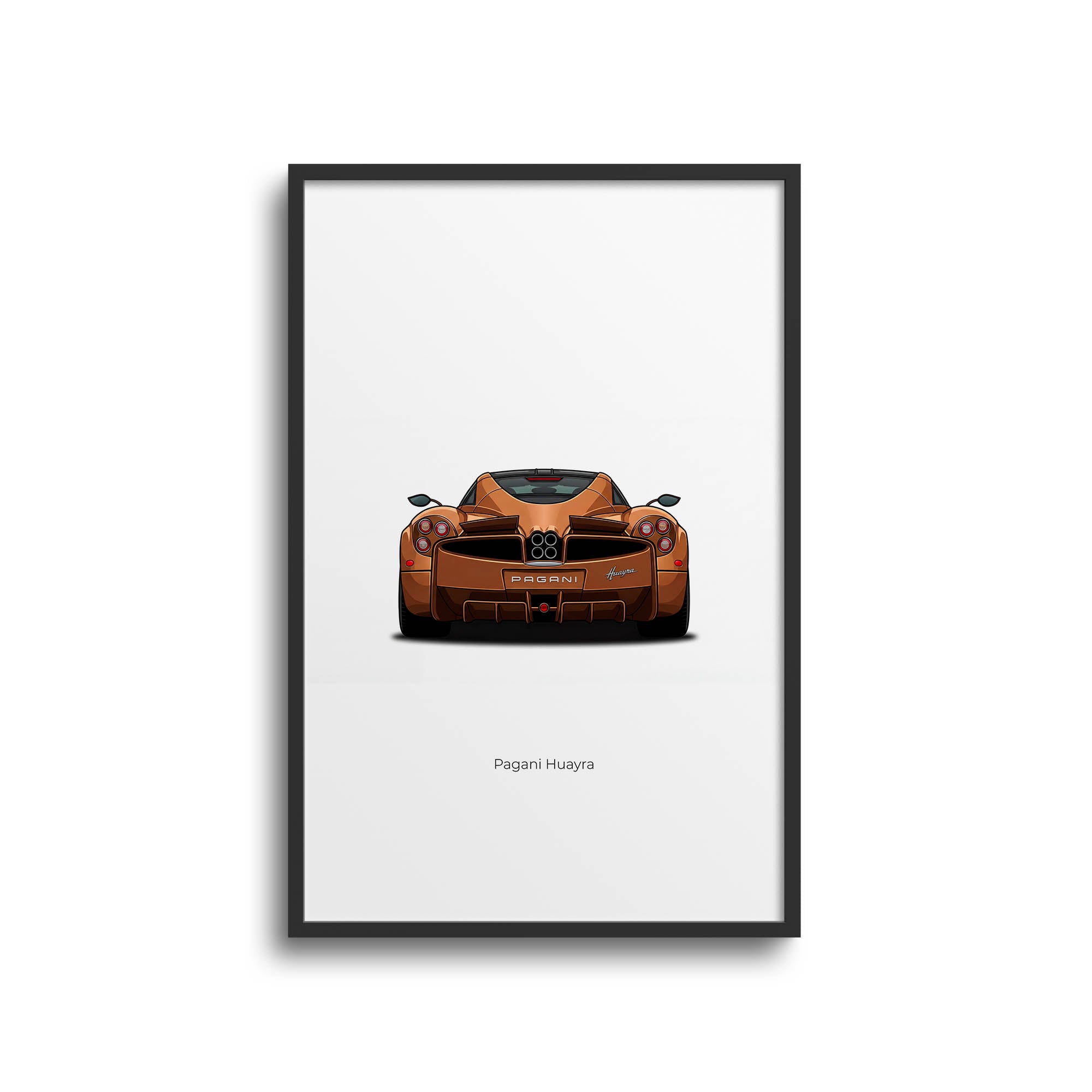 2012 Pagani Huayra – Car Print (Back)