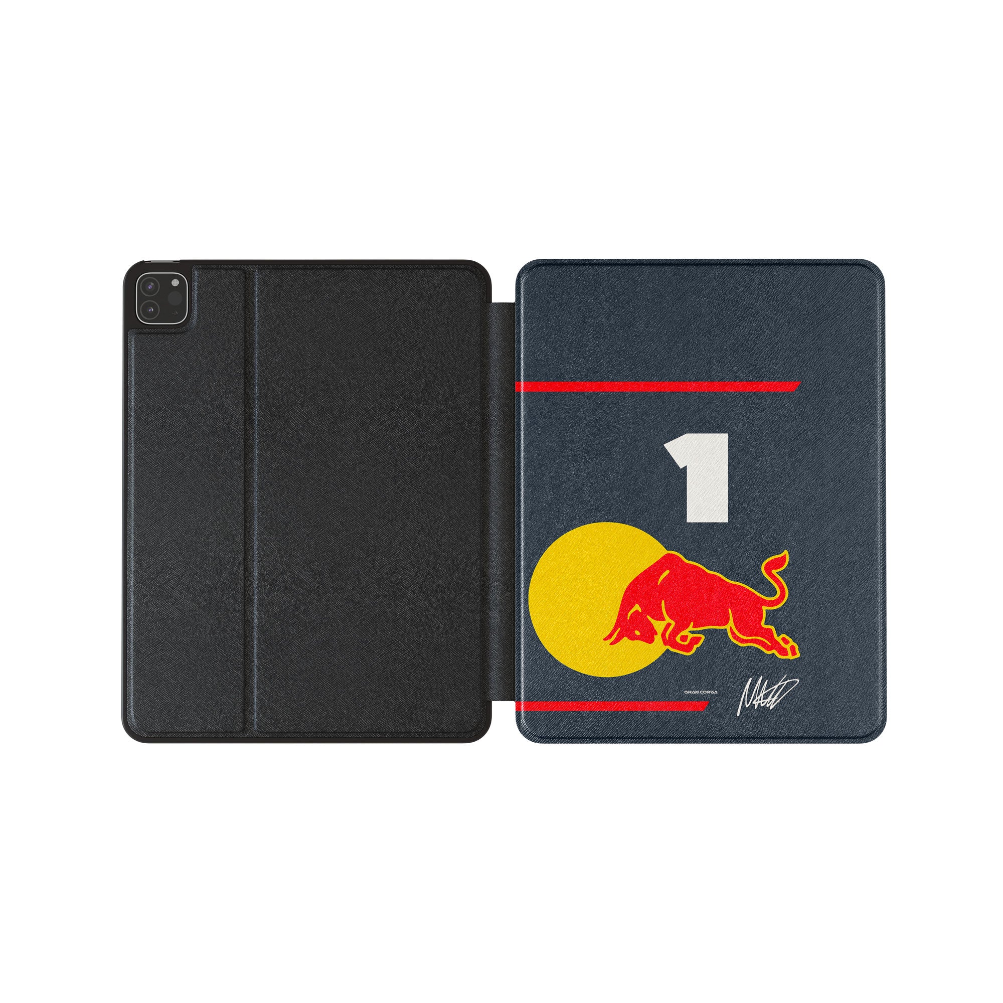 Max Verstappen iPad Case – Red Bull Racing 2025 Season Signed Cover