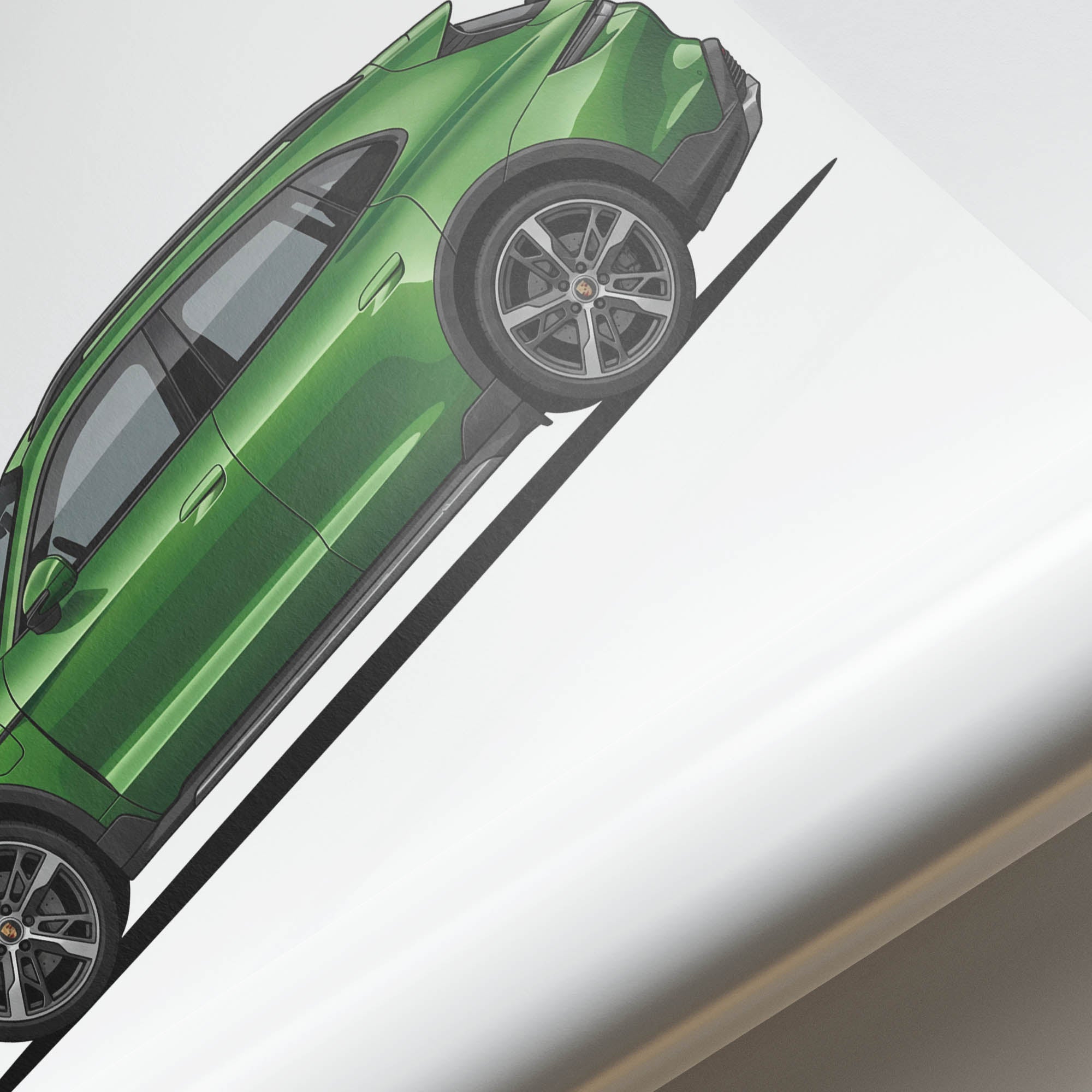 2021 Porsche Taycan Cross Turismo Mamba – Car Print (Side)