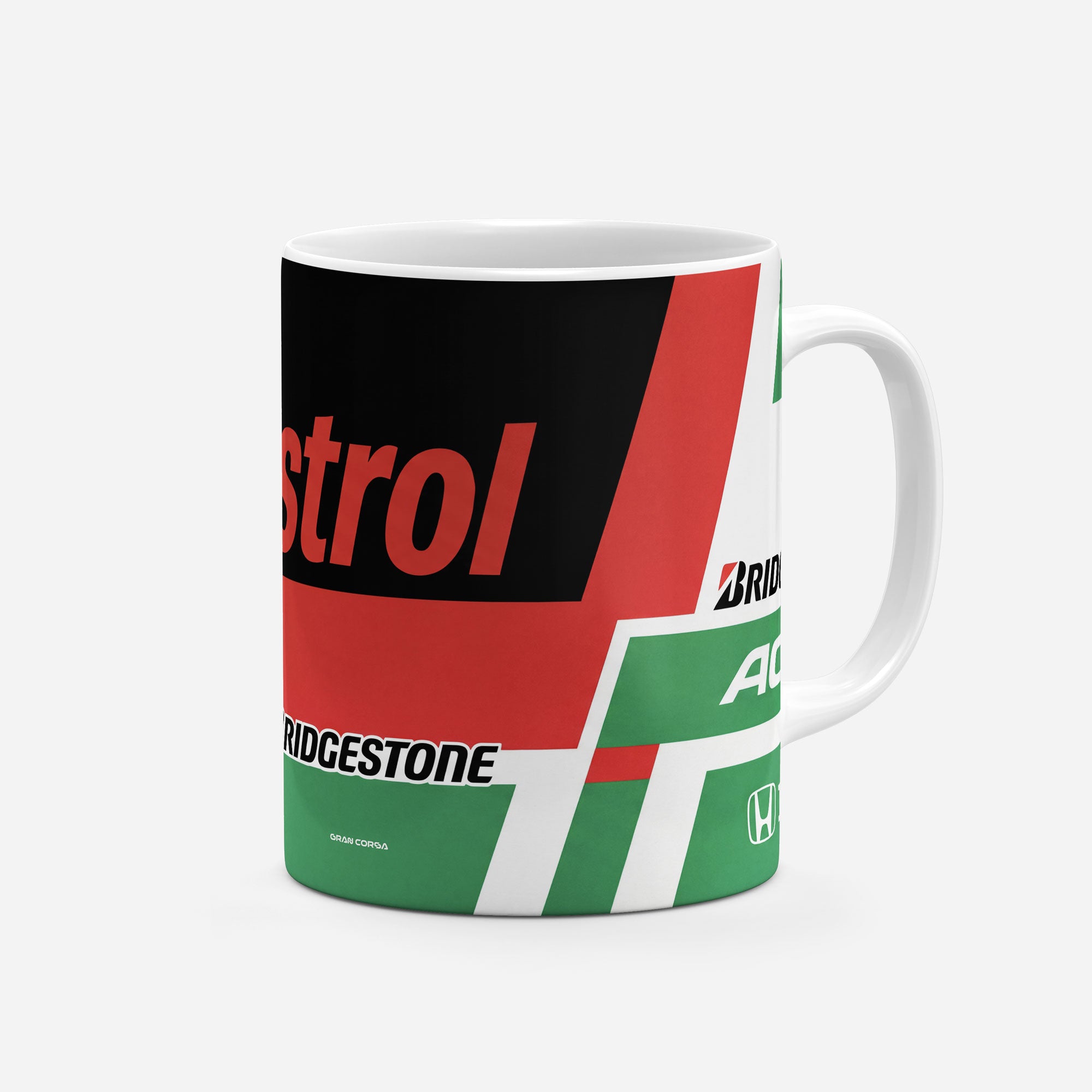 Honda Castrol MUGEN NSX Mug – Japanese GT Racing Ceramic Cup for Motorsport Fans
