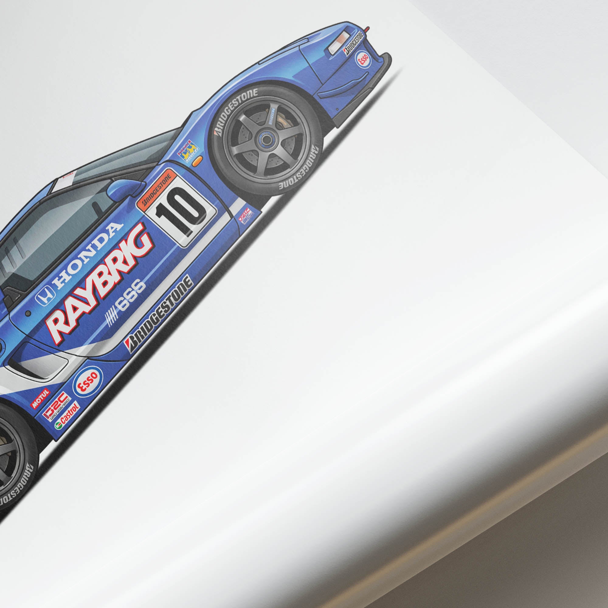 1997 Honda NSX GT JGTC Raybrig – Car Print (Side)