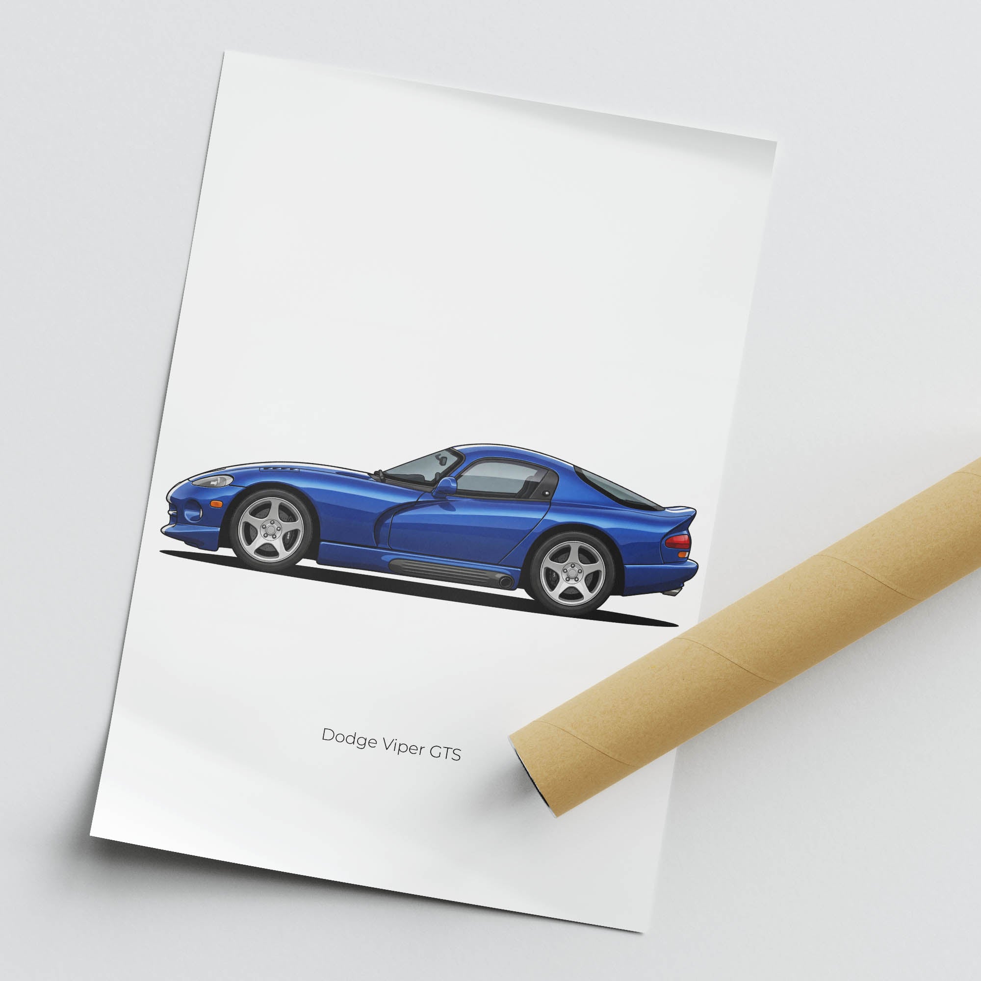 1996 Dodge Viper Gts Viper Gts – Car Print
