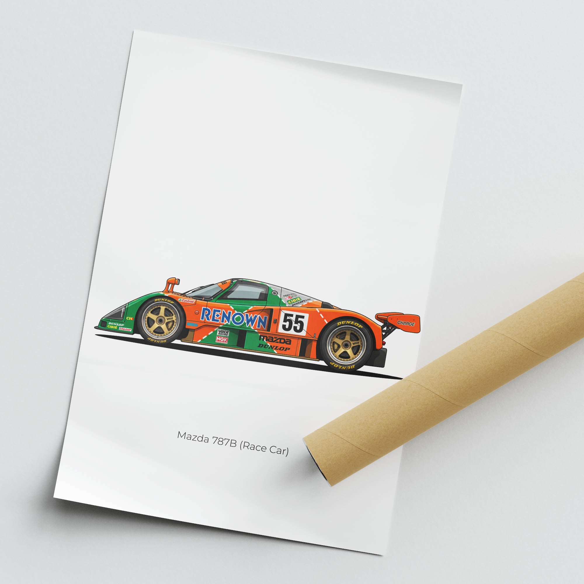 1991 Mazda 787B Race Car – Car Print