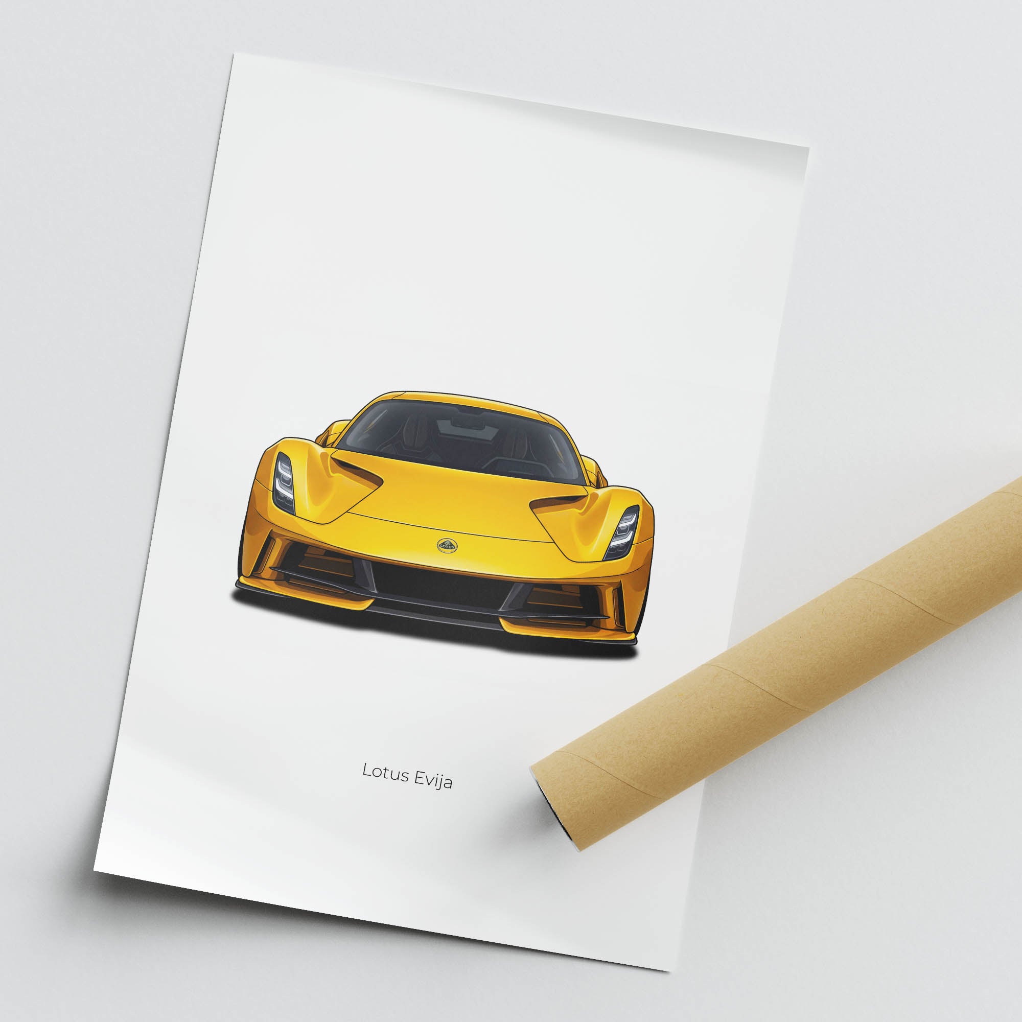 2021 Lotus Evija Solar – Car Print (Front)
