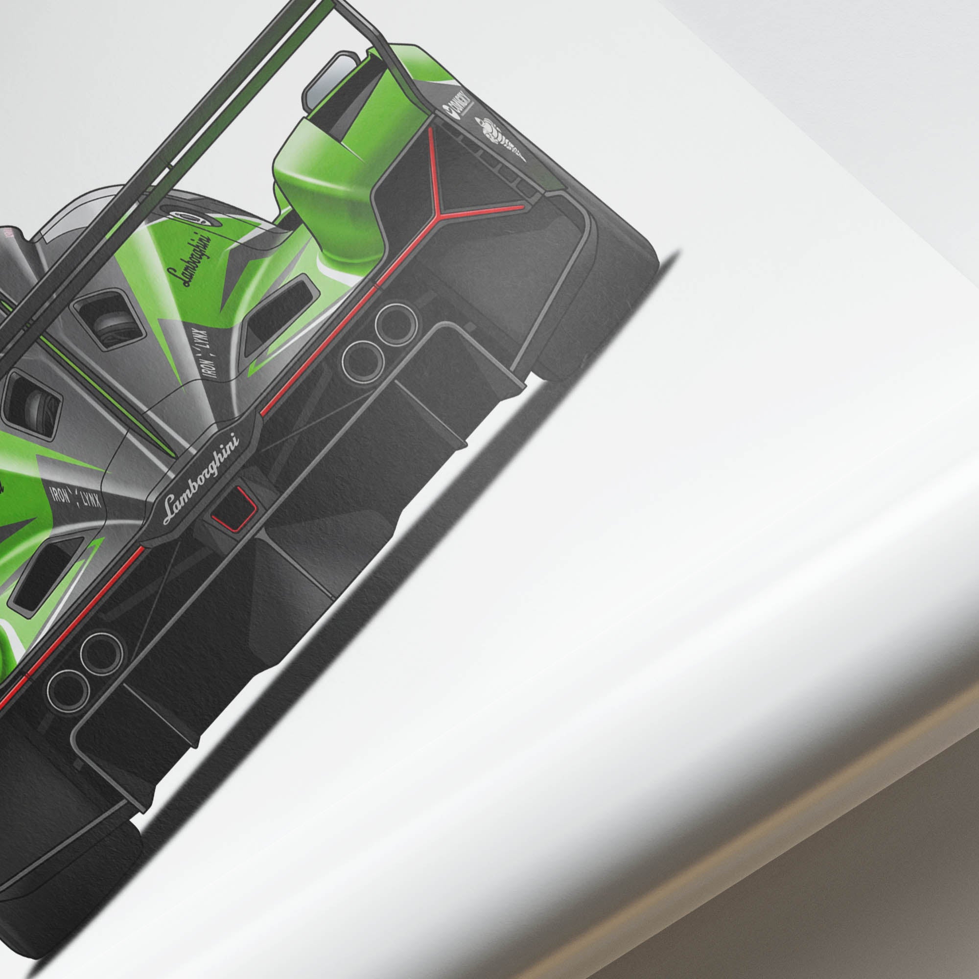 2025 Lamborghini SC63 Iron Lynx Hypercar – Car Print