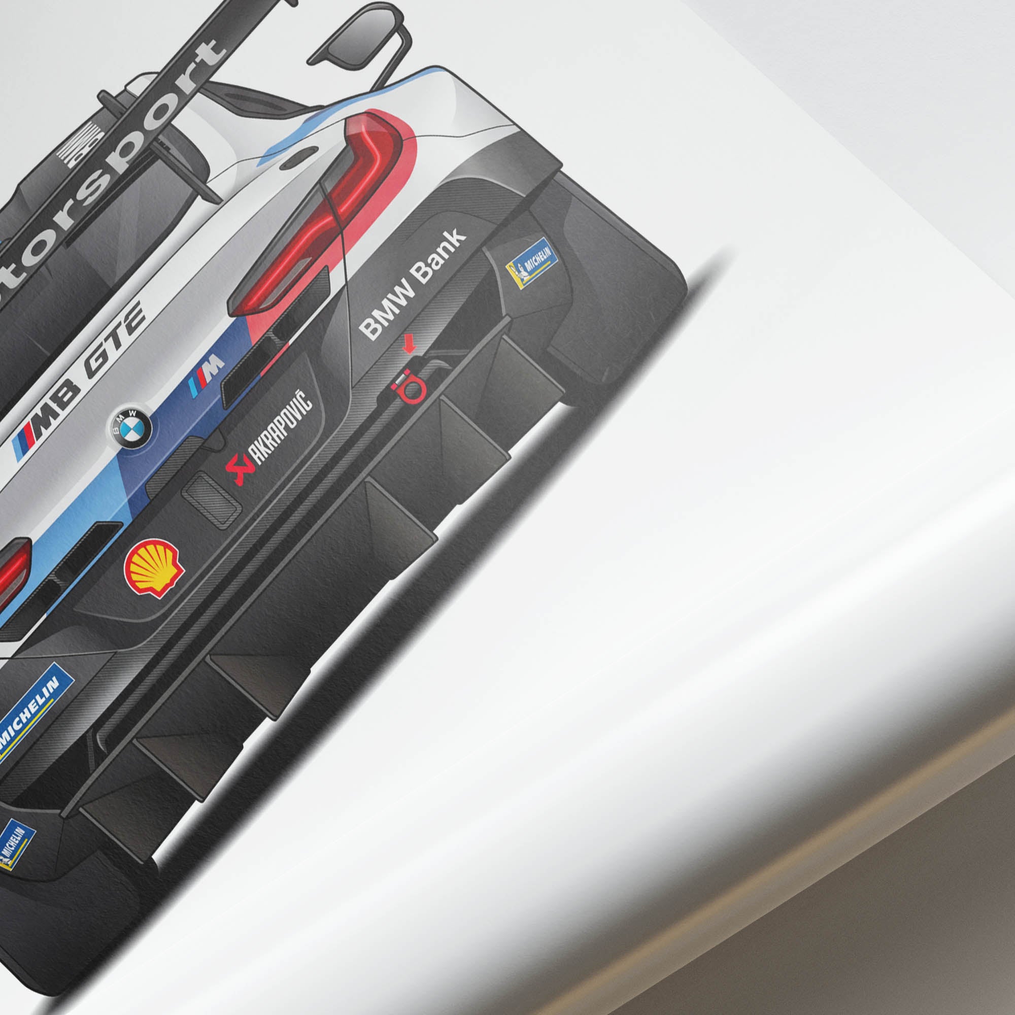 2018 BMW M8 GTE BMW Motorsport – Car Print