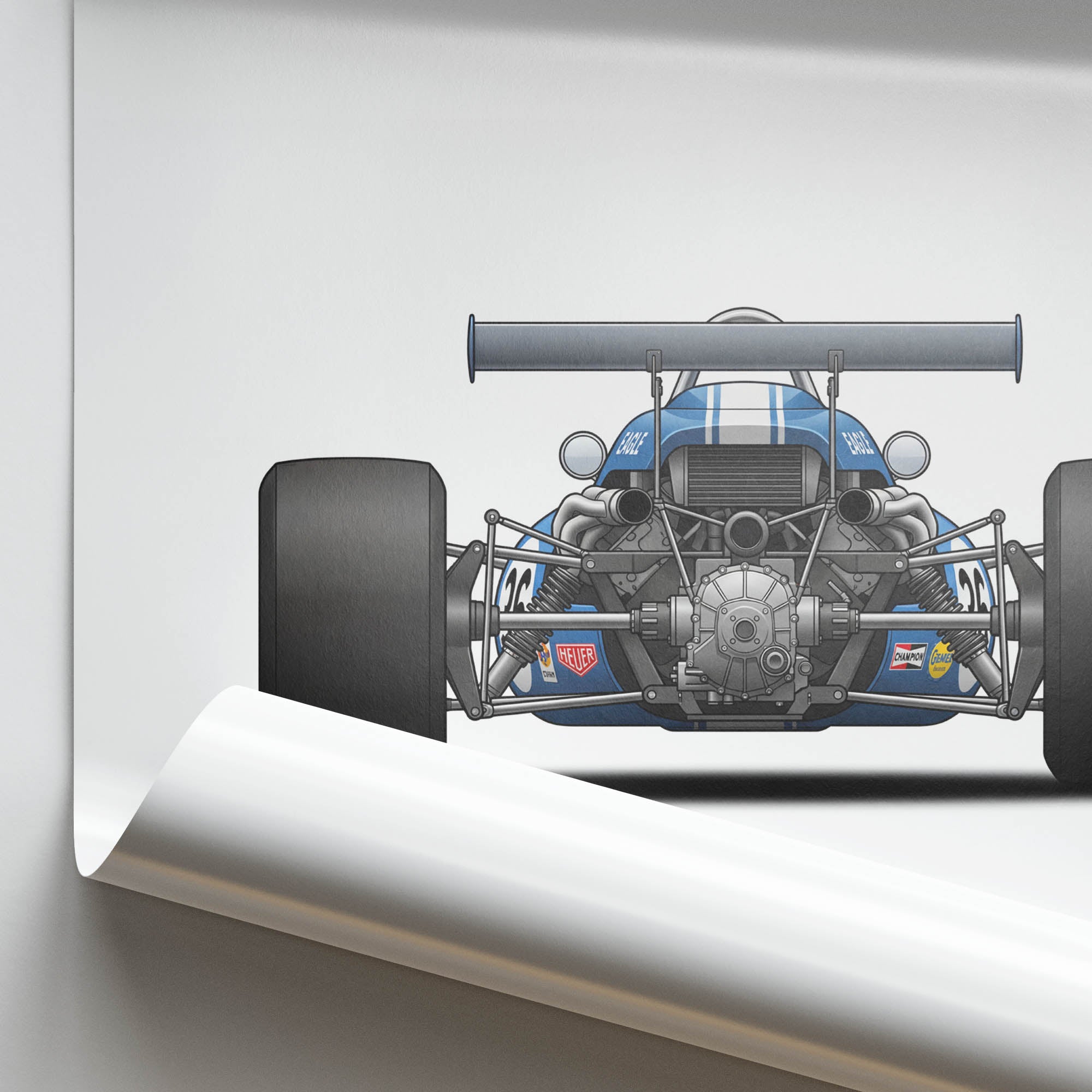 1967 Eagle Weslake T1G Dan Gurney – Car Print