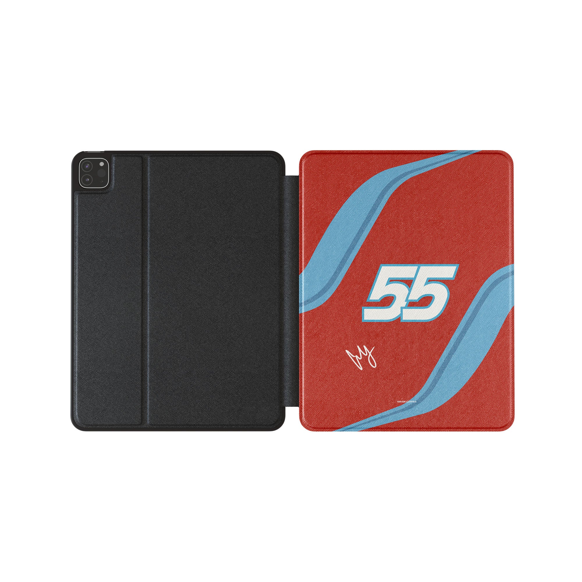 Ferrari iPad Case - Carlos Sainz 2024 F1 Miami GP Scratch Resistant Cover