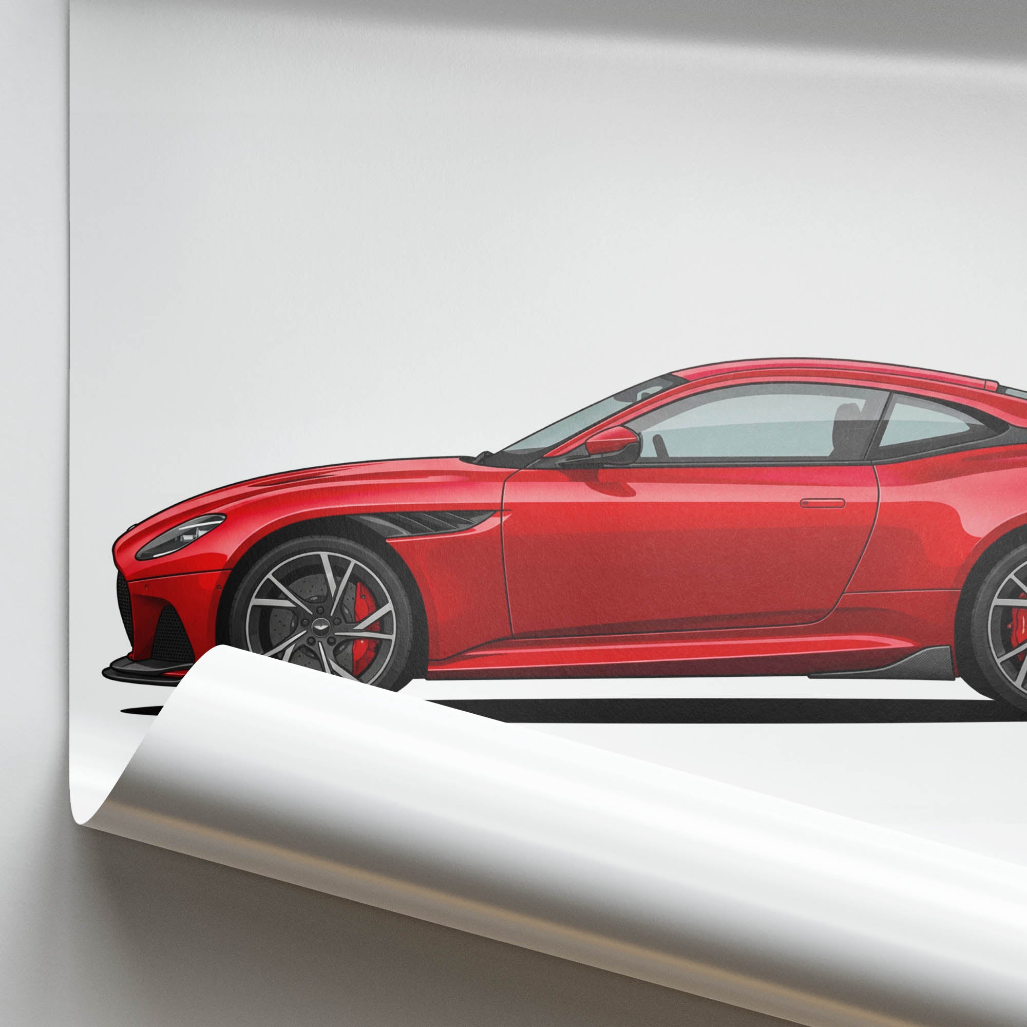 2019 Aston Martin Dbs Superleggera Hyper – Car Print
