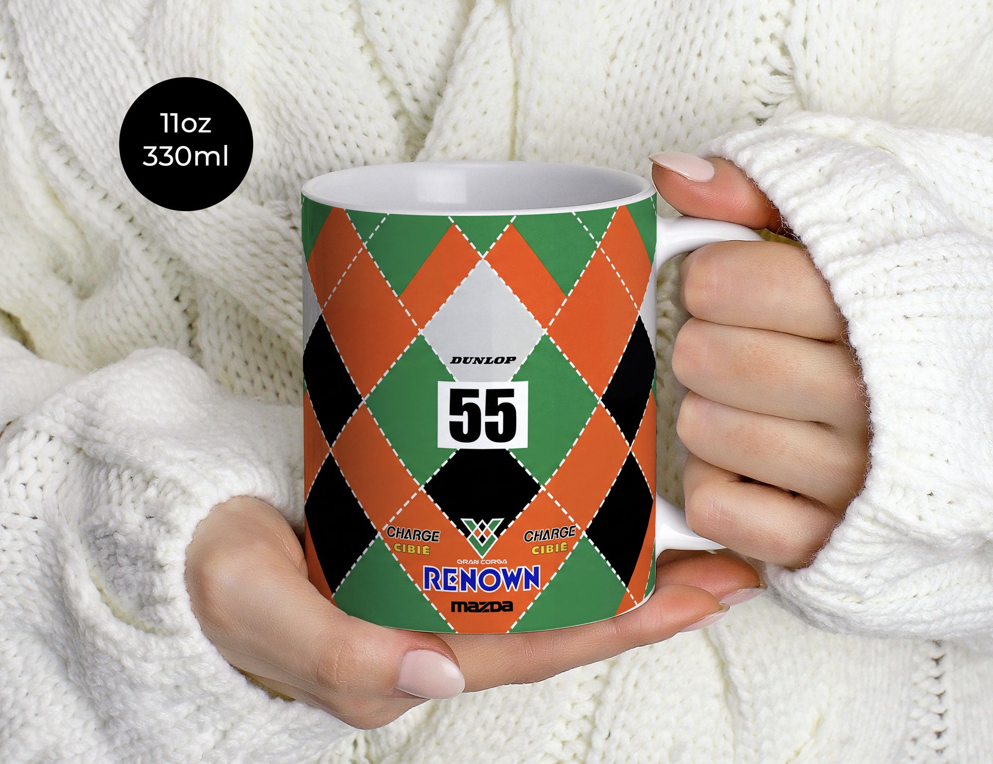 787B 1991 Sieger Mug - High Quality Ceramic Racing Cup | Le Mans Souvenir