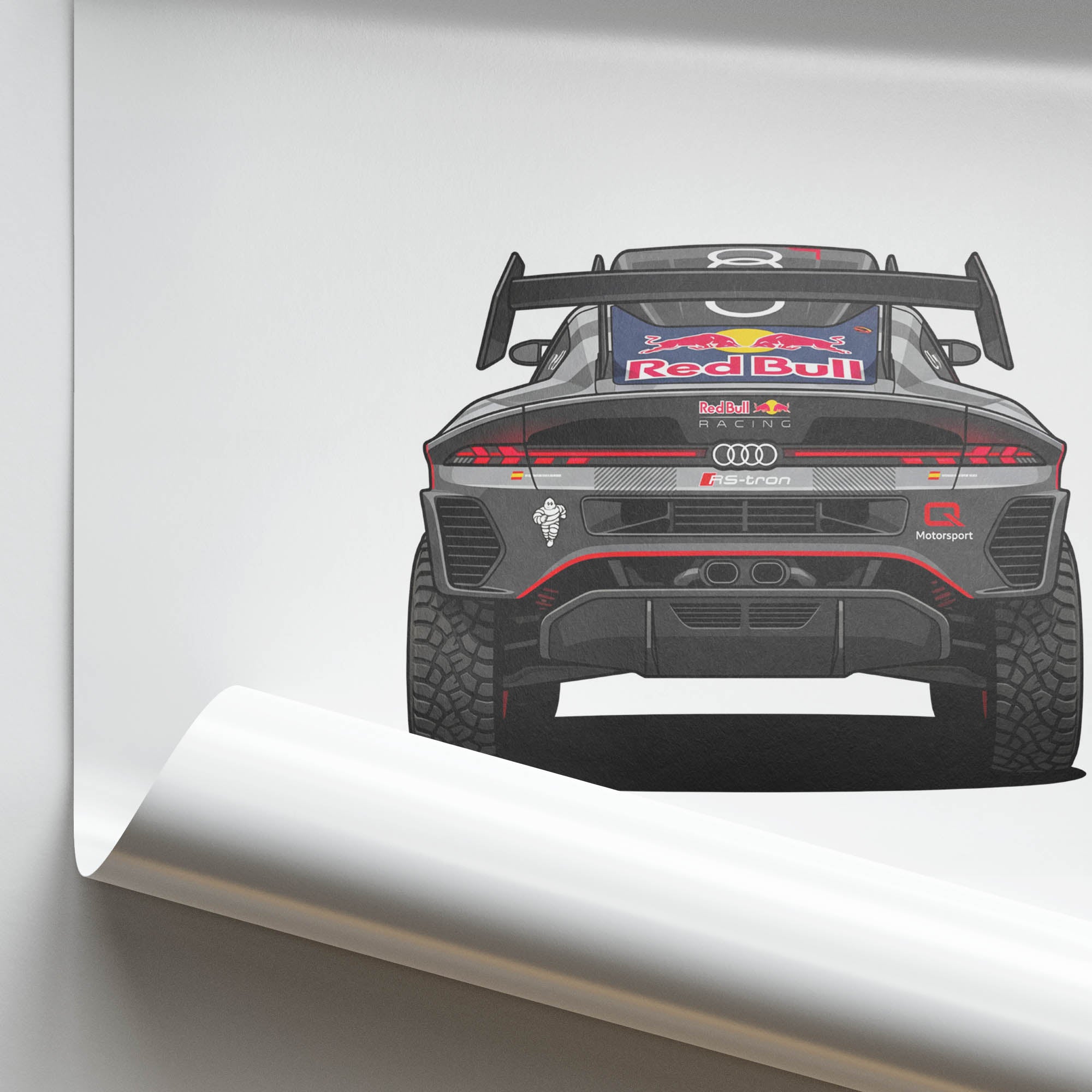 2024 Audi RS Q e-tron E2 Carlos Sainz Winner – Car Print
