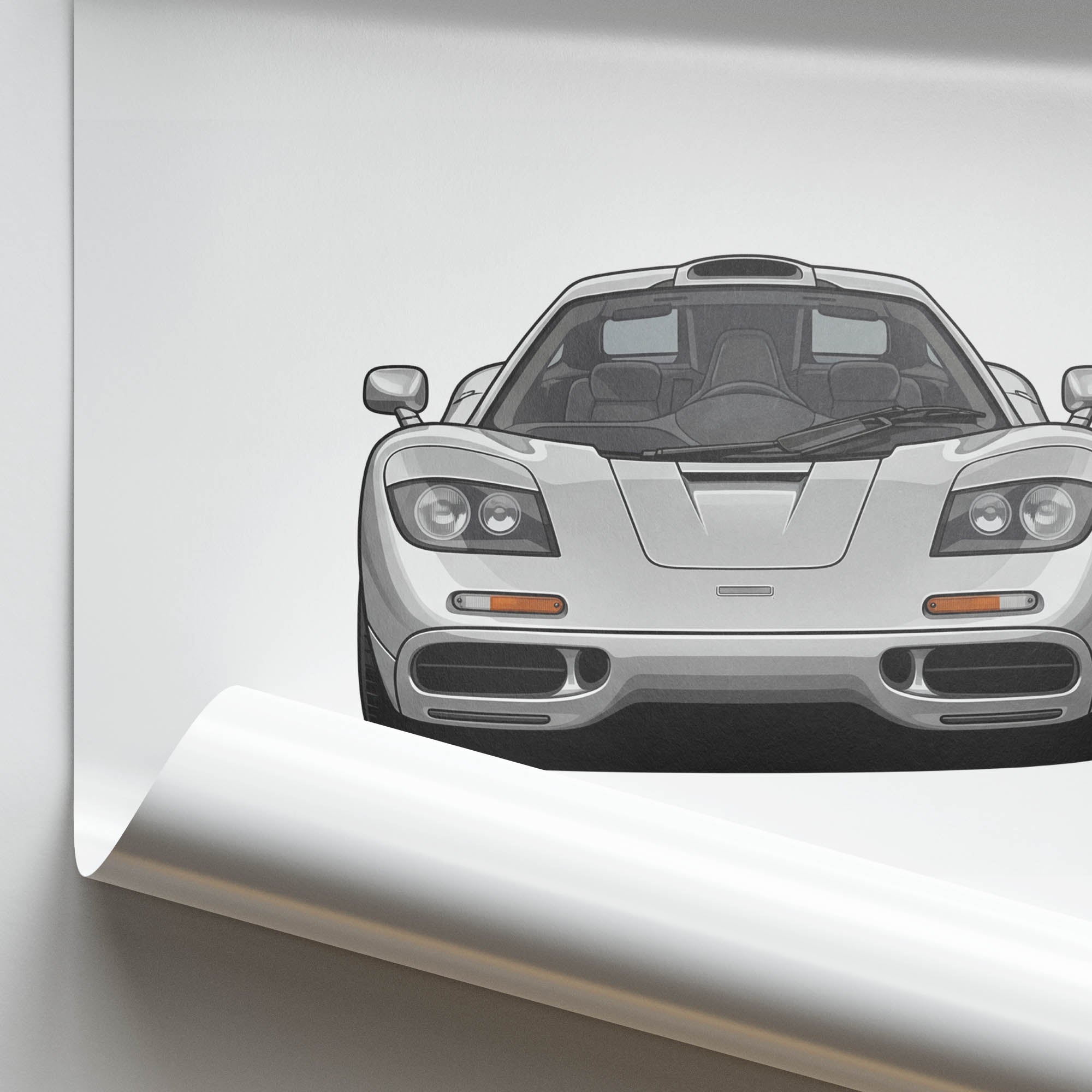 1994 McLaren Magnesium – Car Print (Front)