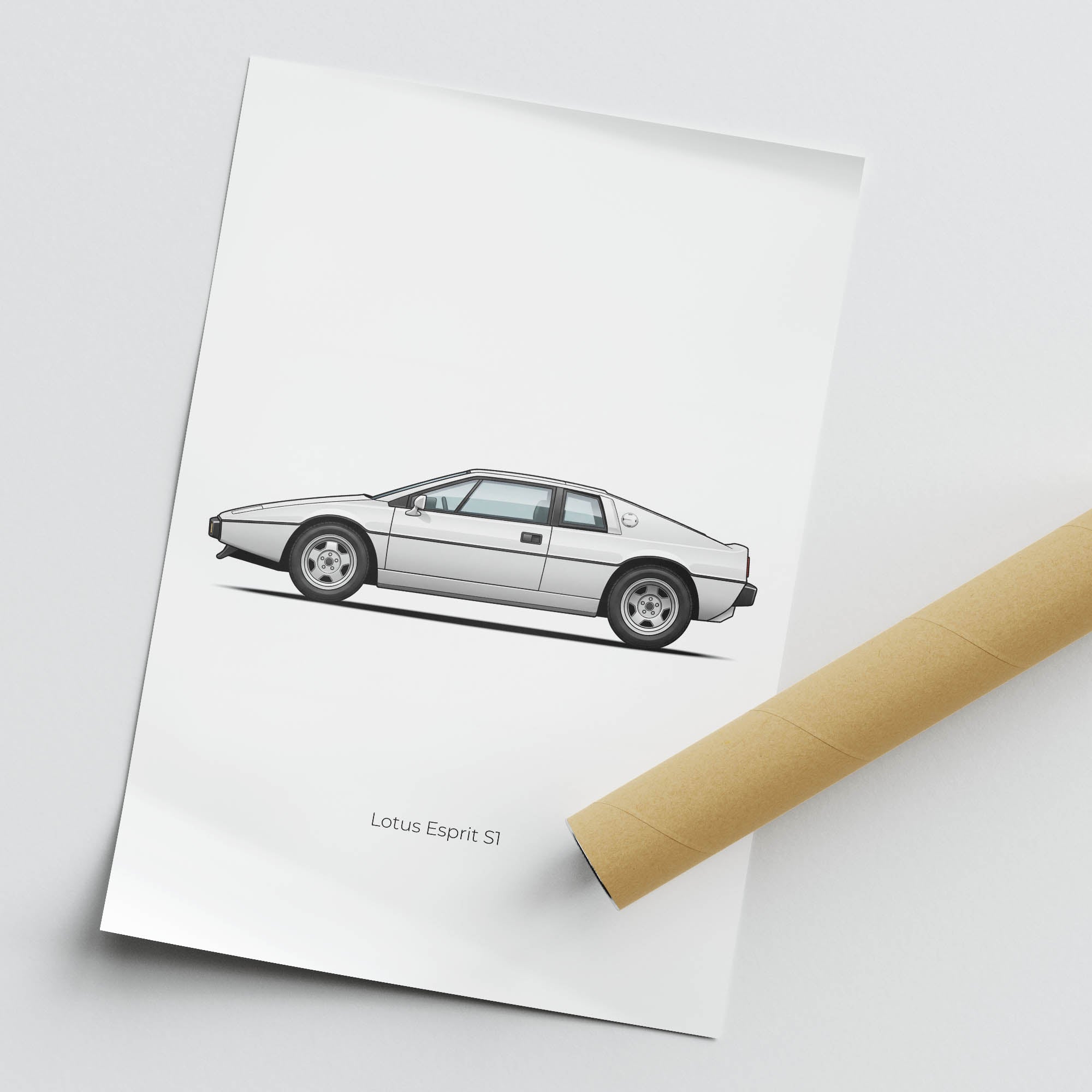1977 Lotus Esprit S1 – Car Print (Side)