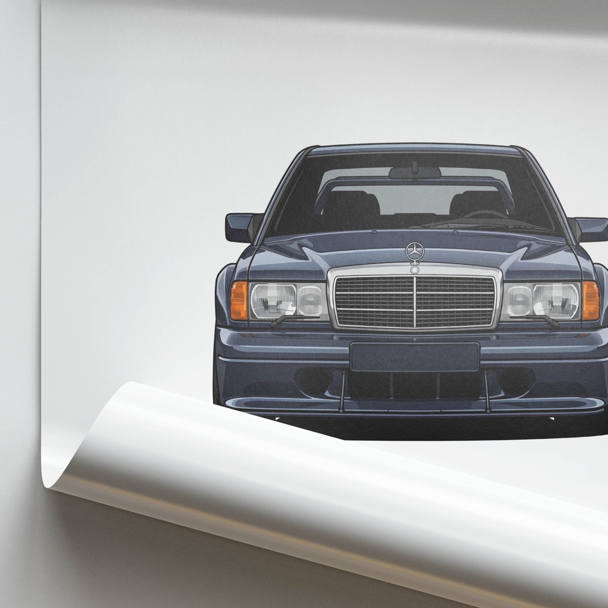 1990 Mercedes-Benz 190E 2 5 16 Evolution II – Car Print
