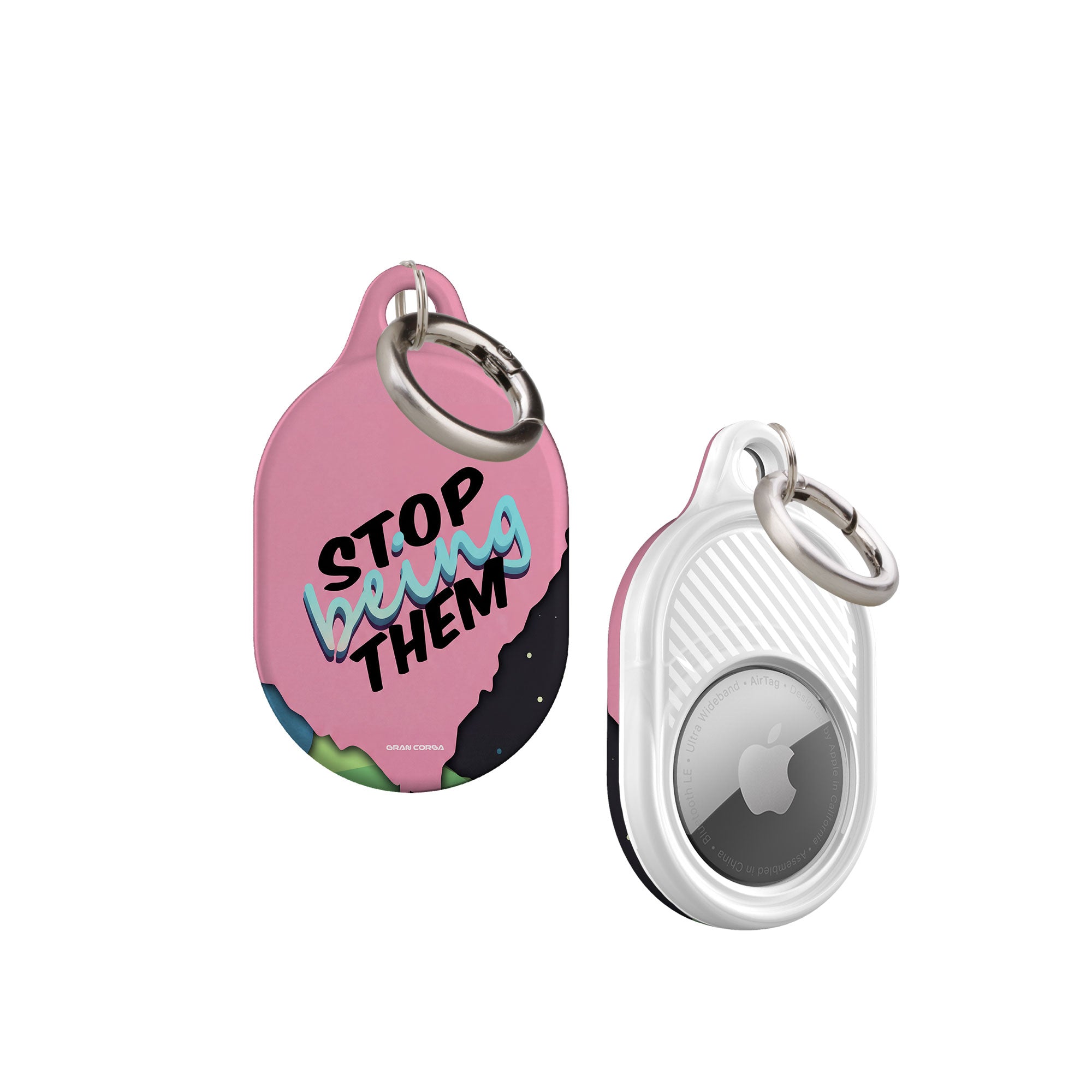 Daniel Ricciardo Stop Being Them – AirTag Case