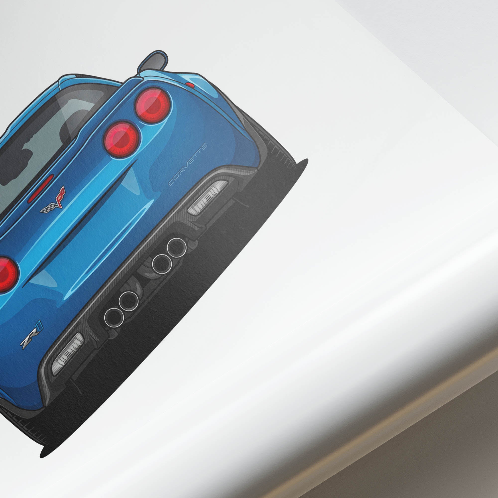 2009 Chevrolet Corvette ZR1 C6 Jetstream – Car Print