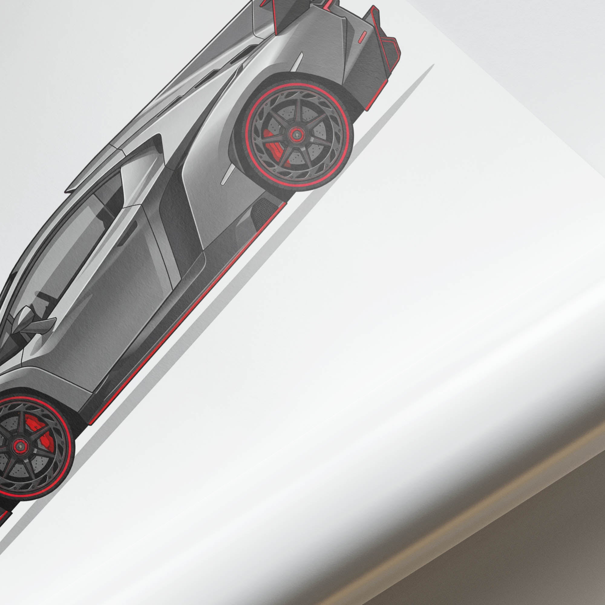 2013 Lamborghini Veneno – Car Print (Side)