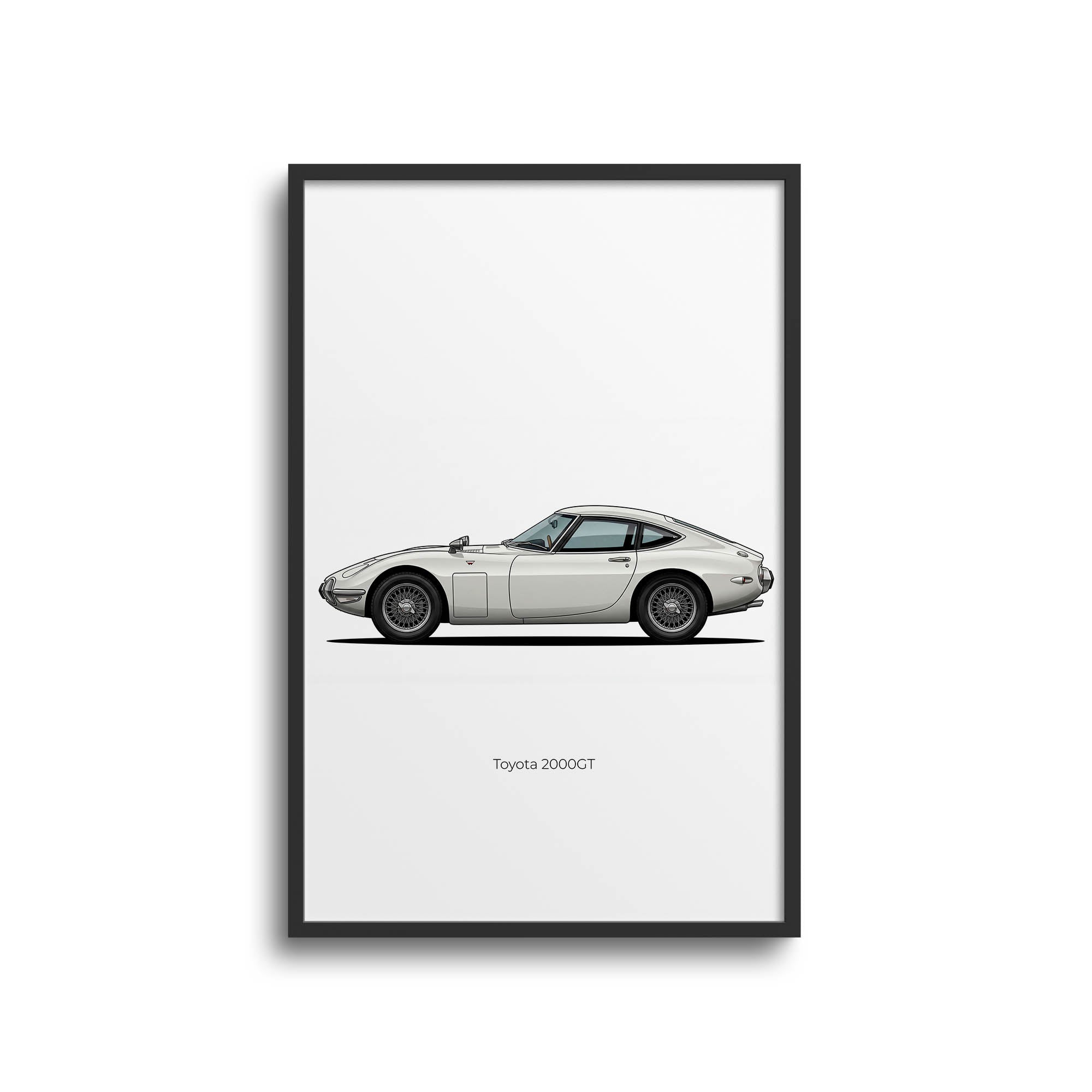 1967 Toyota 2000GT Pegasus – Car Print (Side)