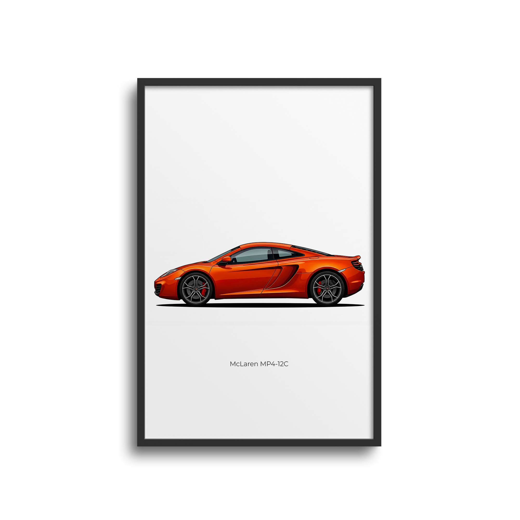 2012 McLaren MP4 12C Volcano – Car Print