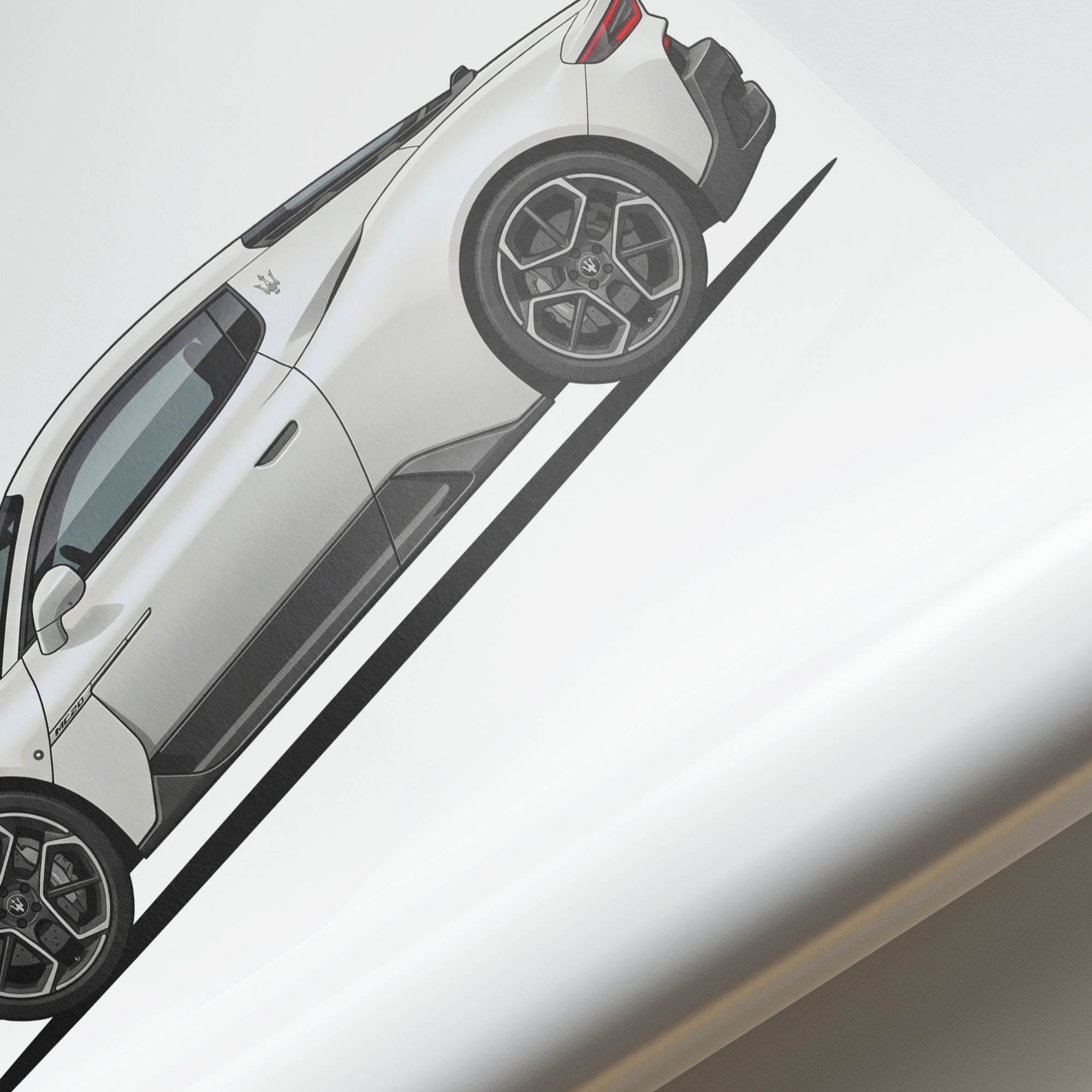 2021 Maserati MC20 – Car Print (Side)
