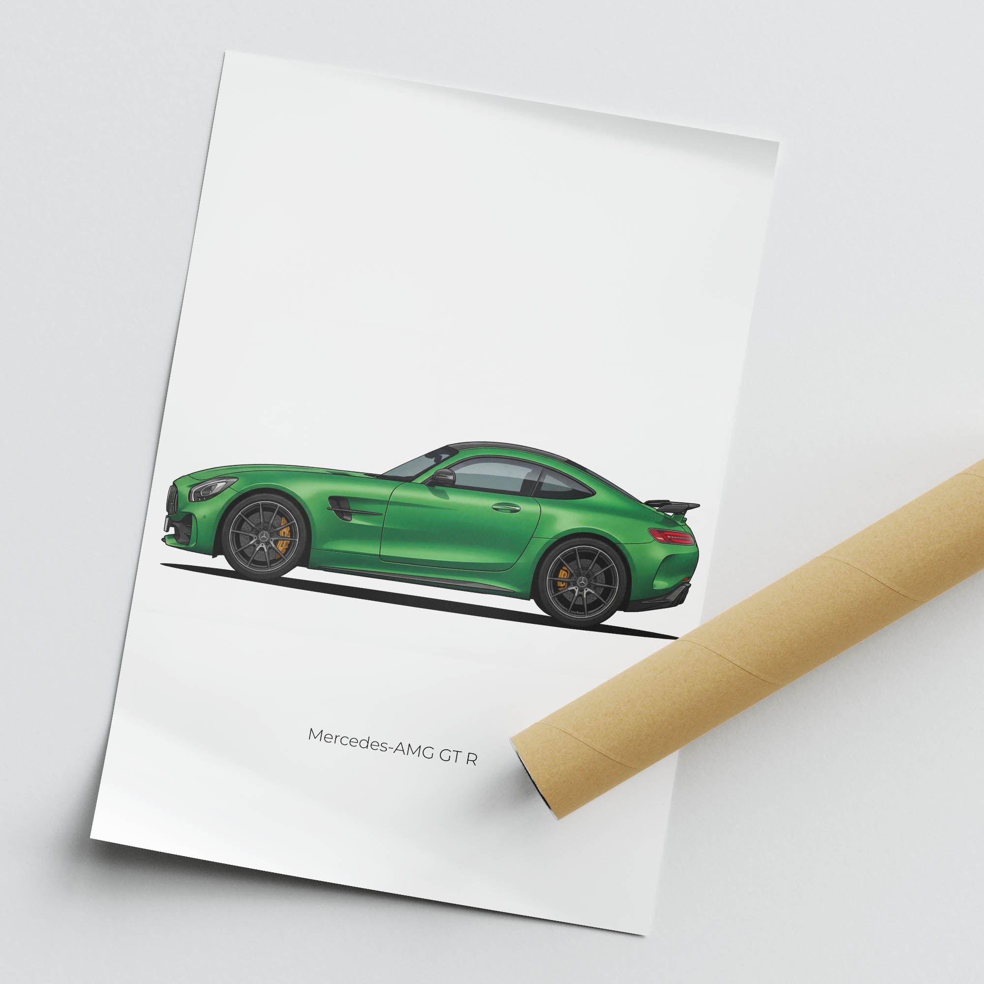 2017 Mercedes AMG GT R – Car Print (Side)