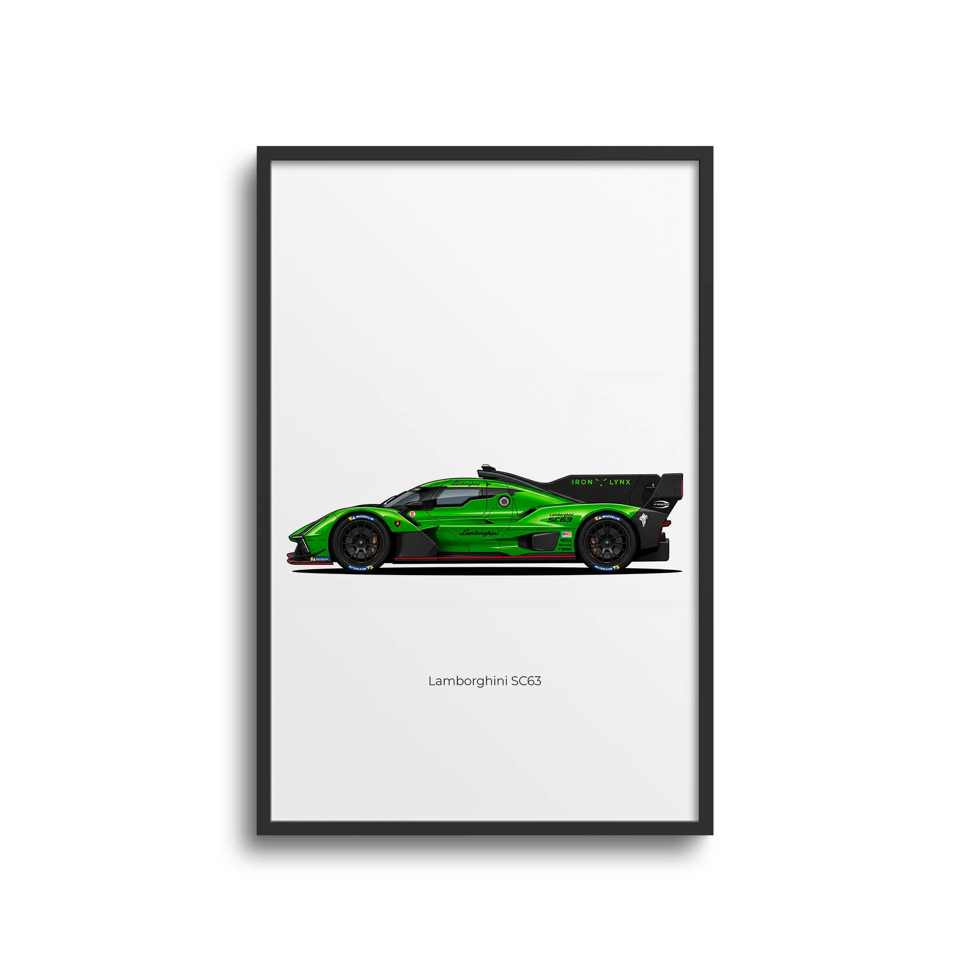 2025 Lamborghini SC63 Iron Lynx Hypercar – Car Print