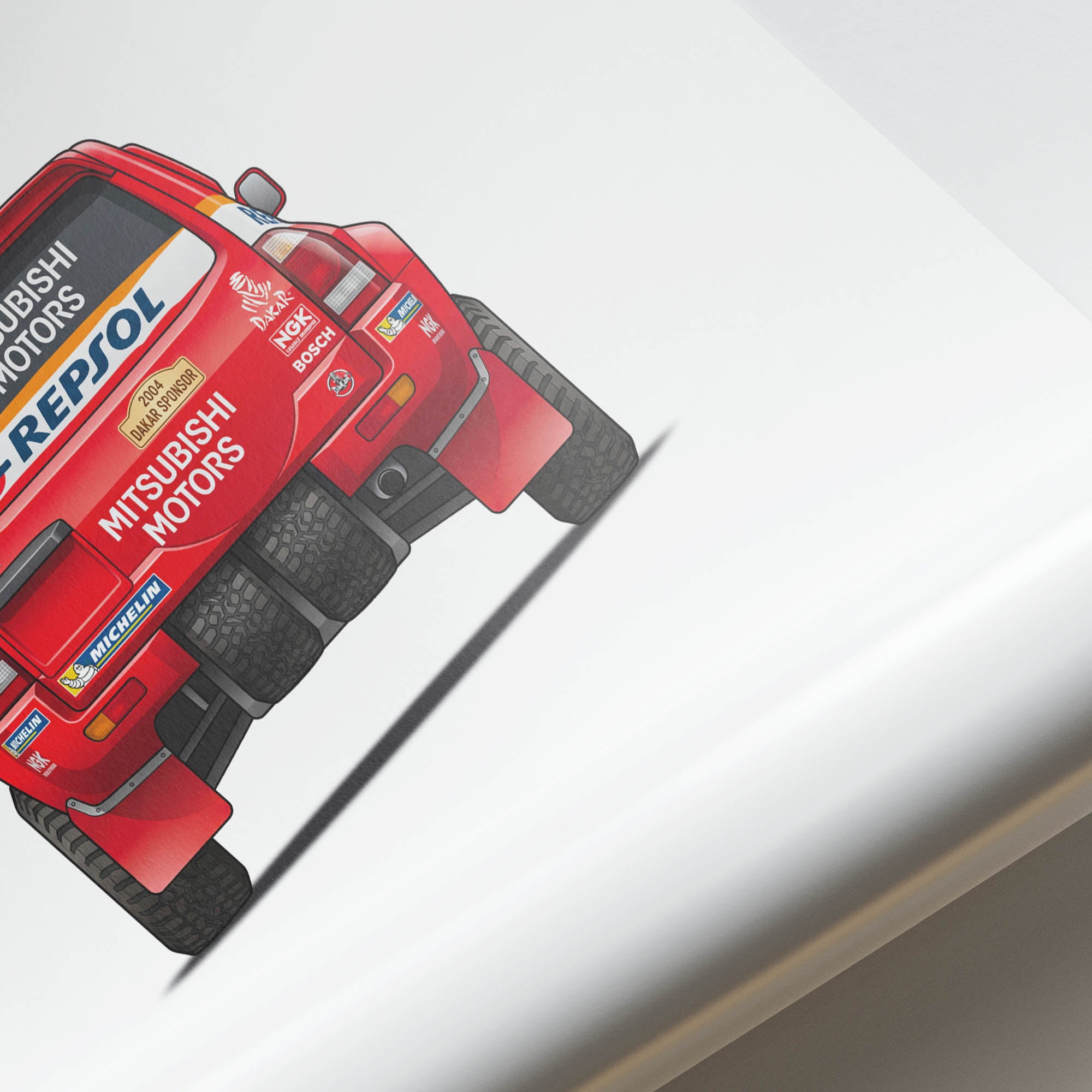 2004 Mitsubishi Pajero Evolution St Phane – Car Print