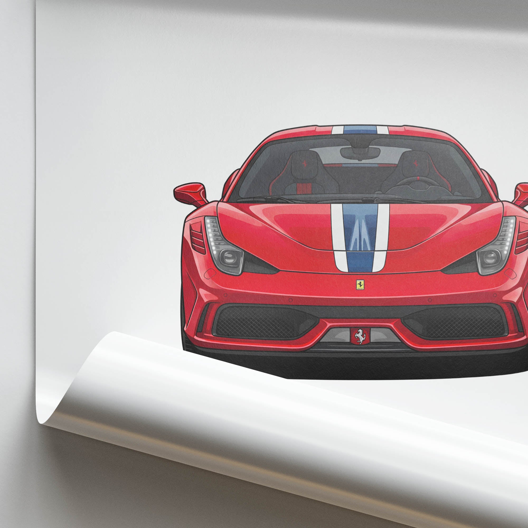 2014 Ferrari 458 Speciale – Car Print