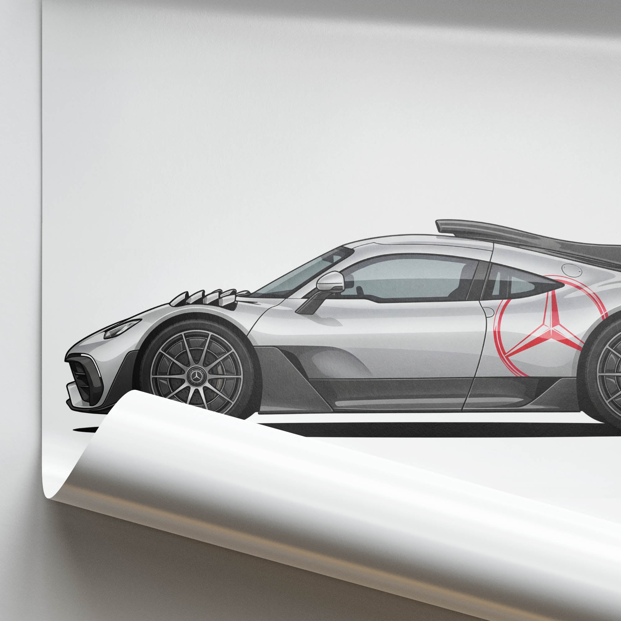 2023 Mercedes AMG One – Car Print (Side)