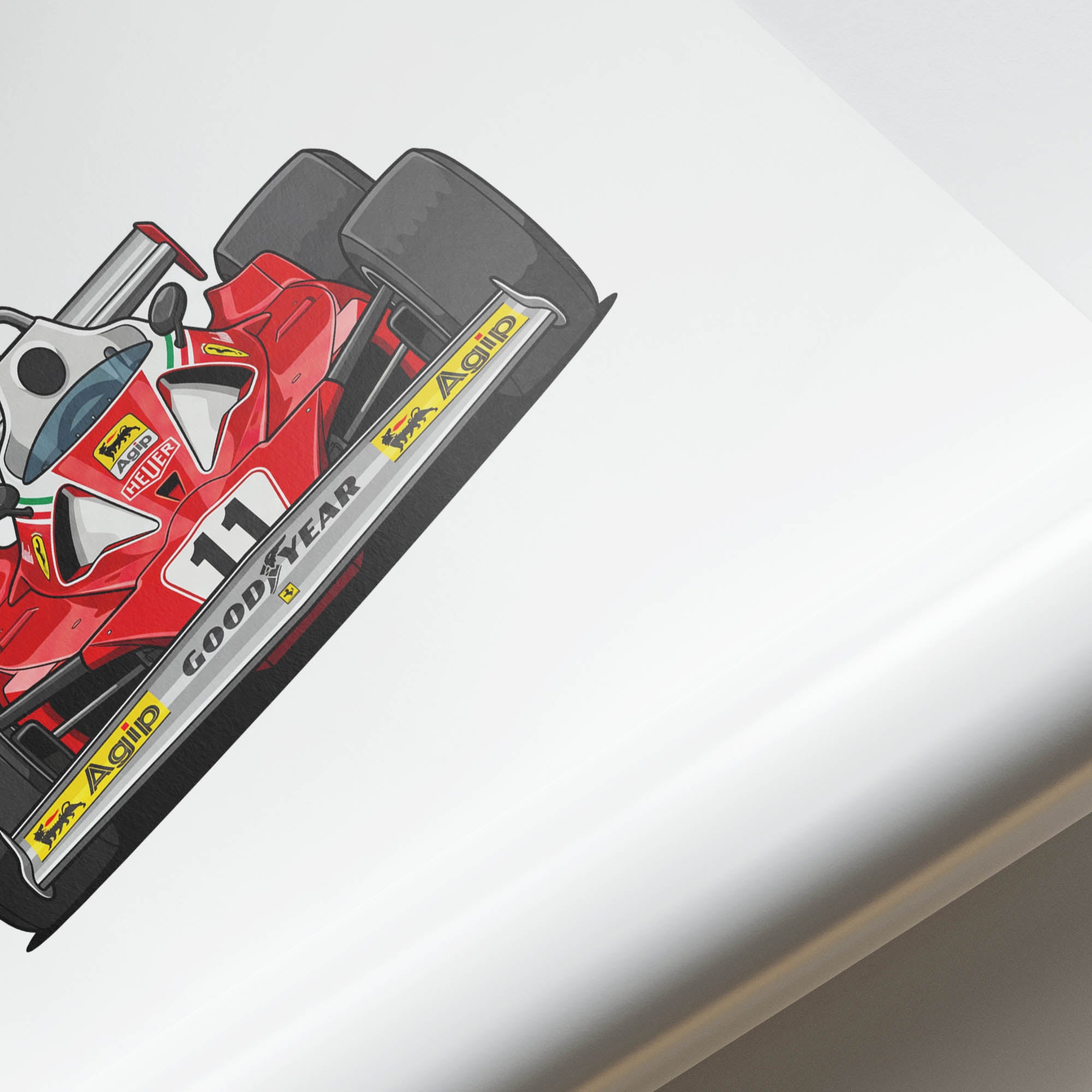 1977 Ferrari 312T2 Niki Lauda – Car Print