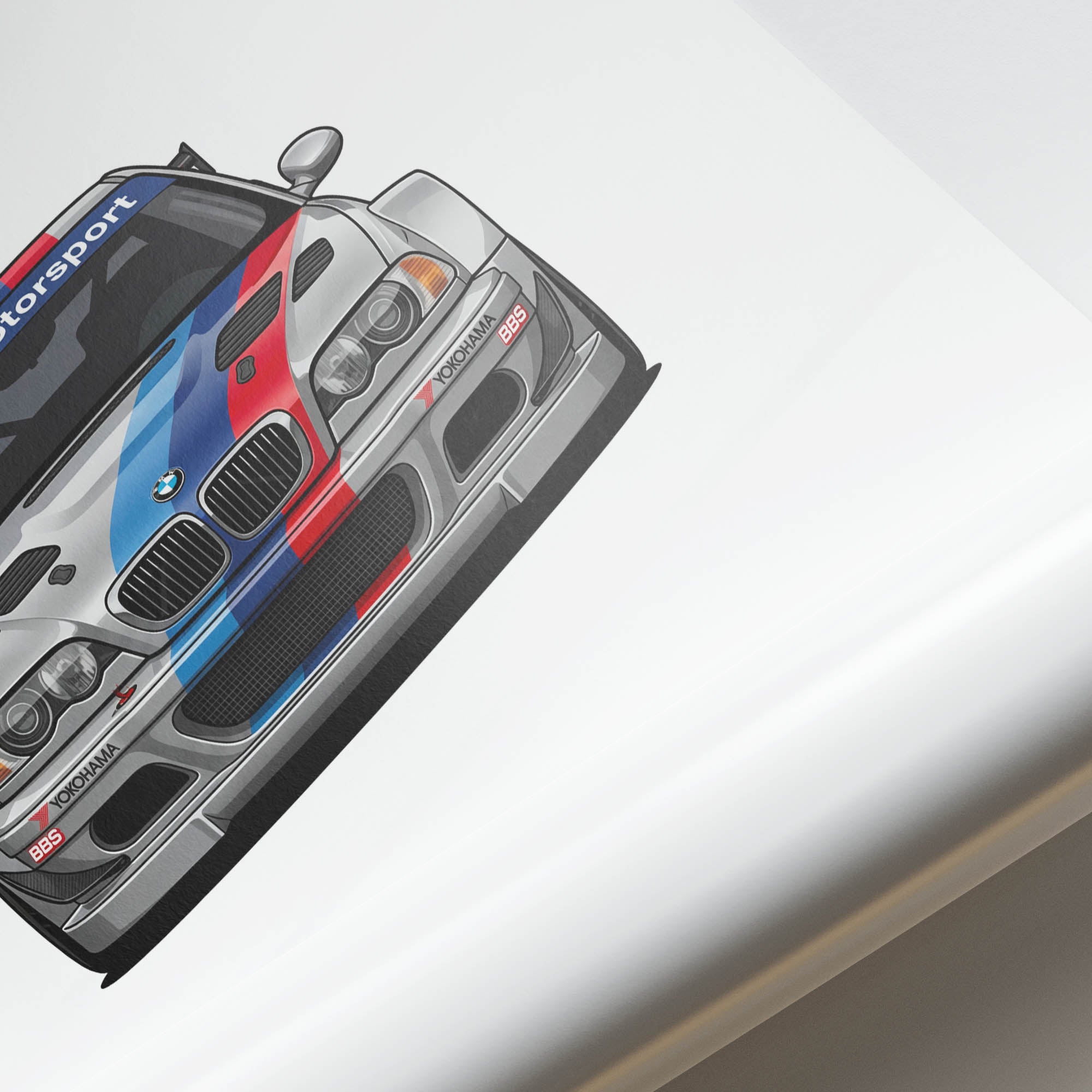 2001 BMW M3 GTR E46 BMW Motorsport – Car Print
