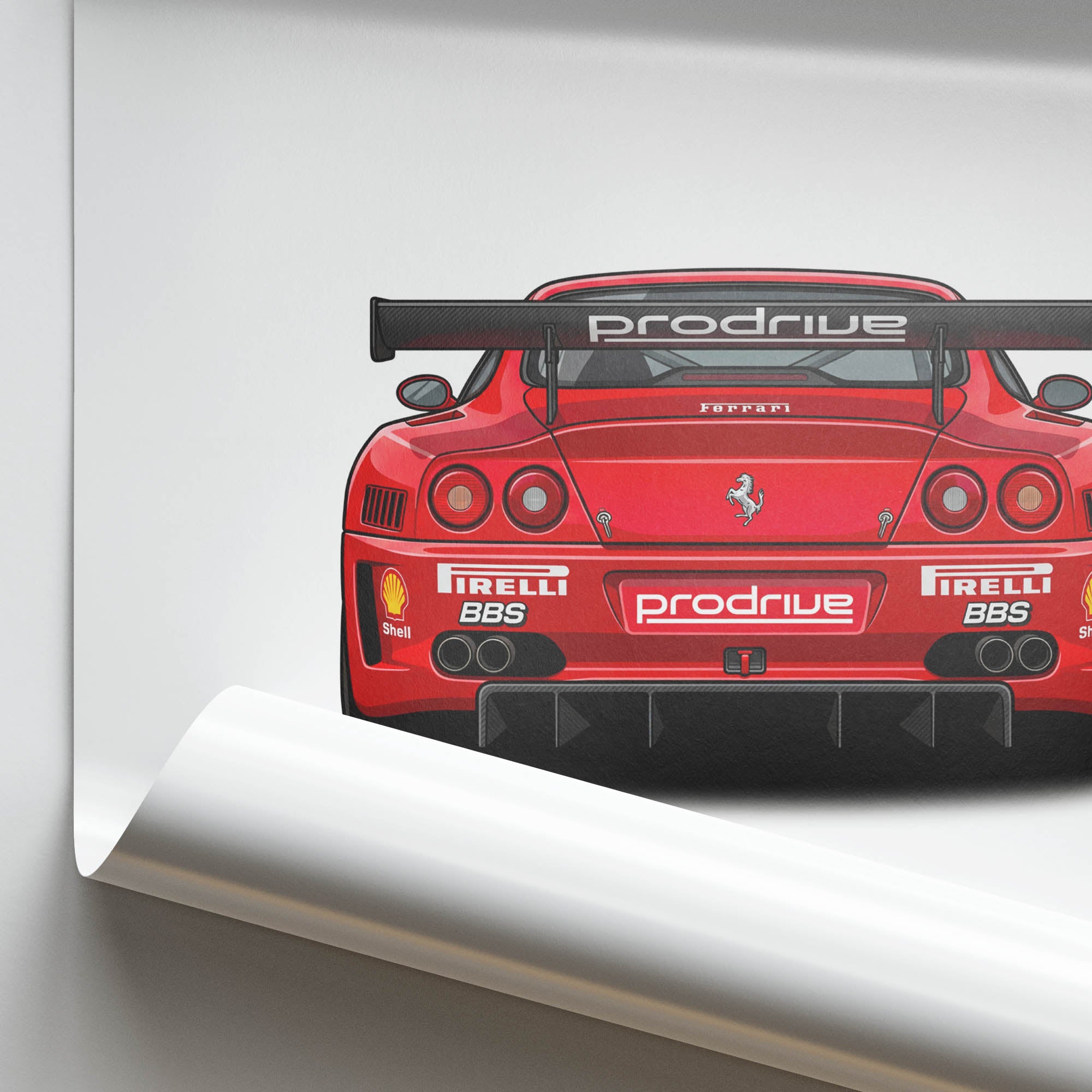 2003 Ferrari 550 Gts Maranello Prodrive – Car Print