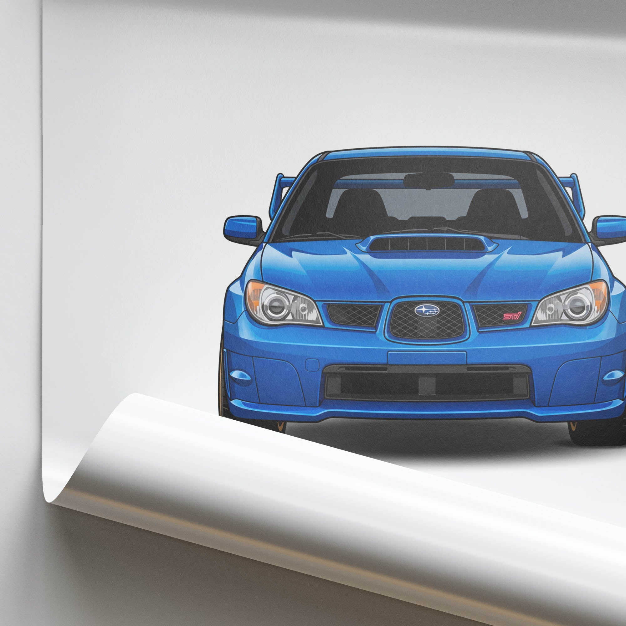 2004 Subaru Impreza WRX STI Blobeye World – Car Print