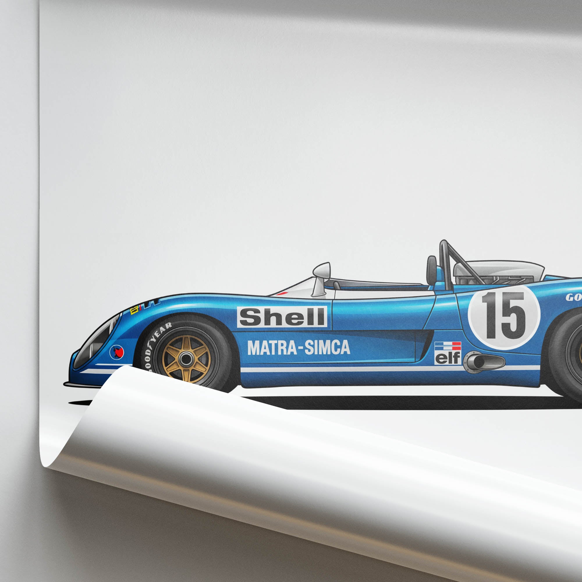 1972 Matra Simca MS670 Matra – Car Print