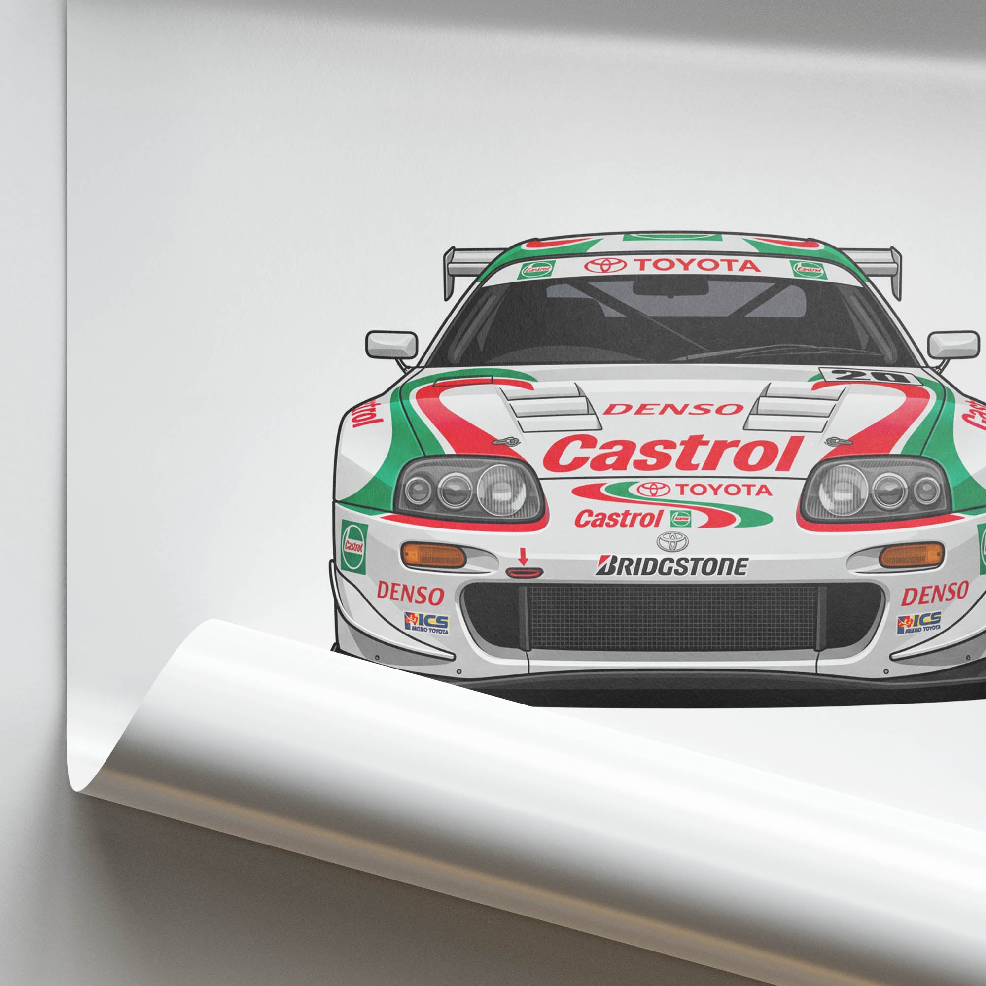 1997 Toyota Supra JGTC – Car Print (Front)