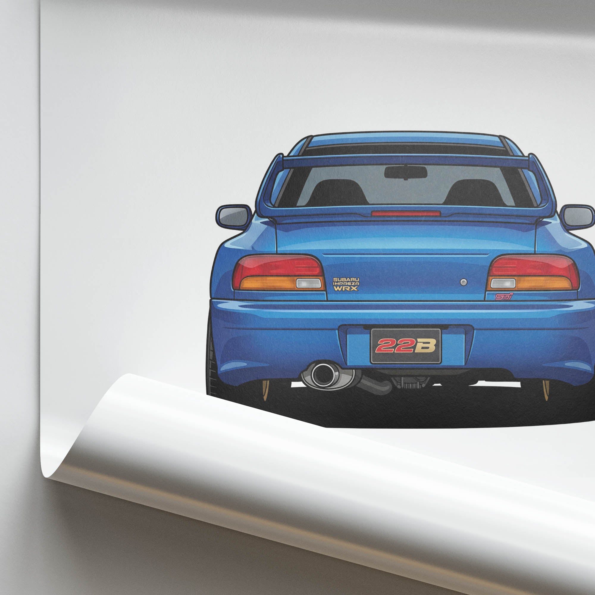 1998 Subaru Impreza 22B STI Sonic – Car Print