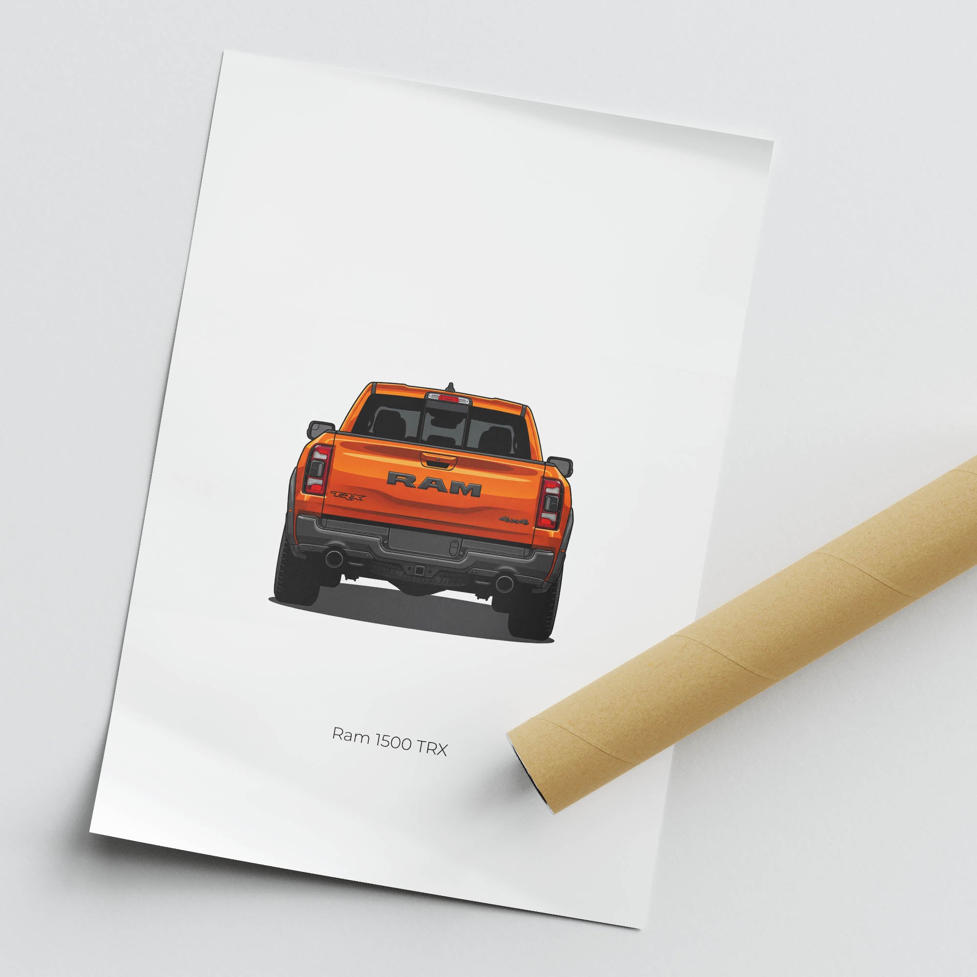 2021 Ram 1500 Trx Ignition – Car Print