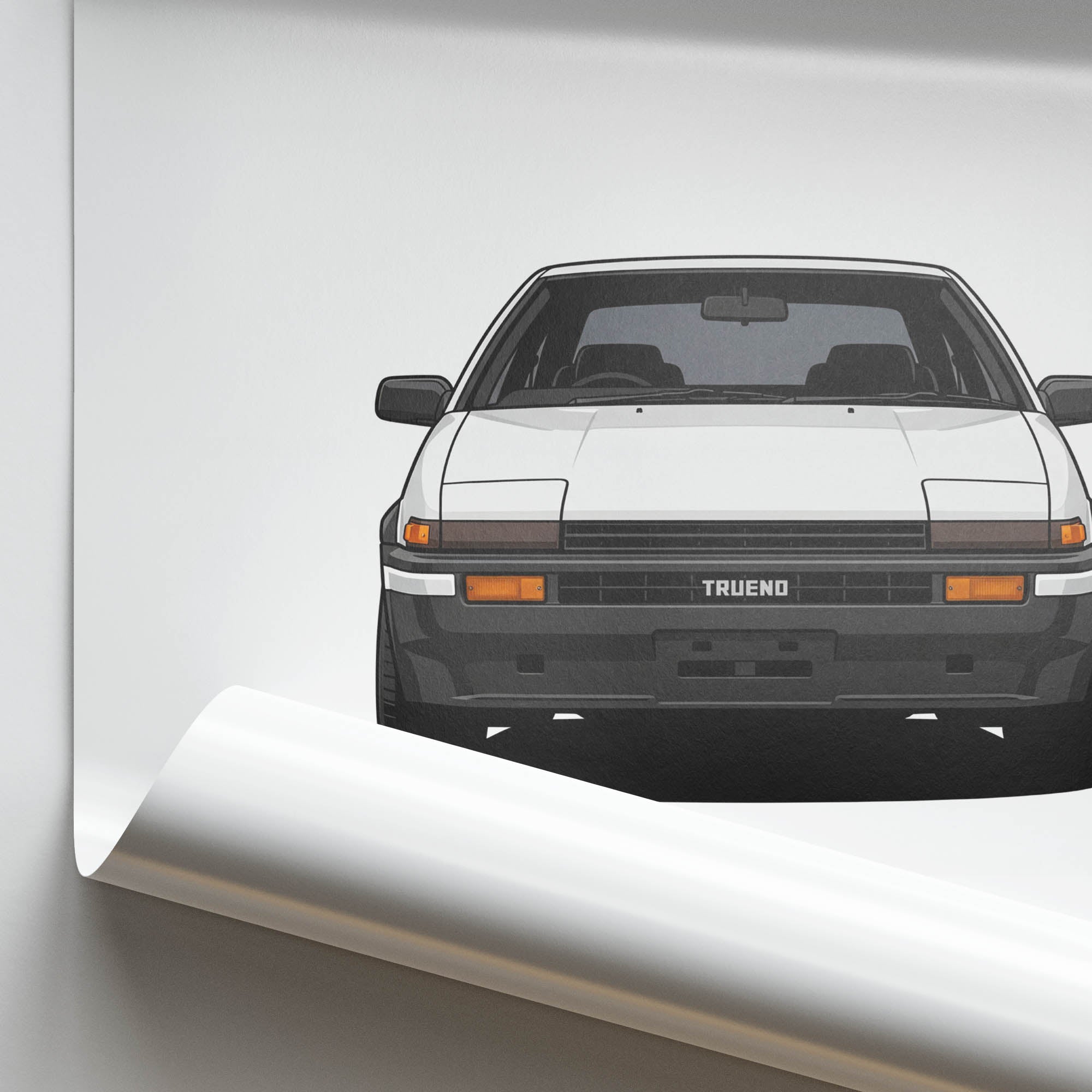 1983 Toyota AE86 Sprinter Trueno High Tech – Car Print