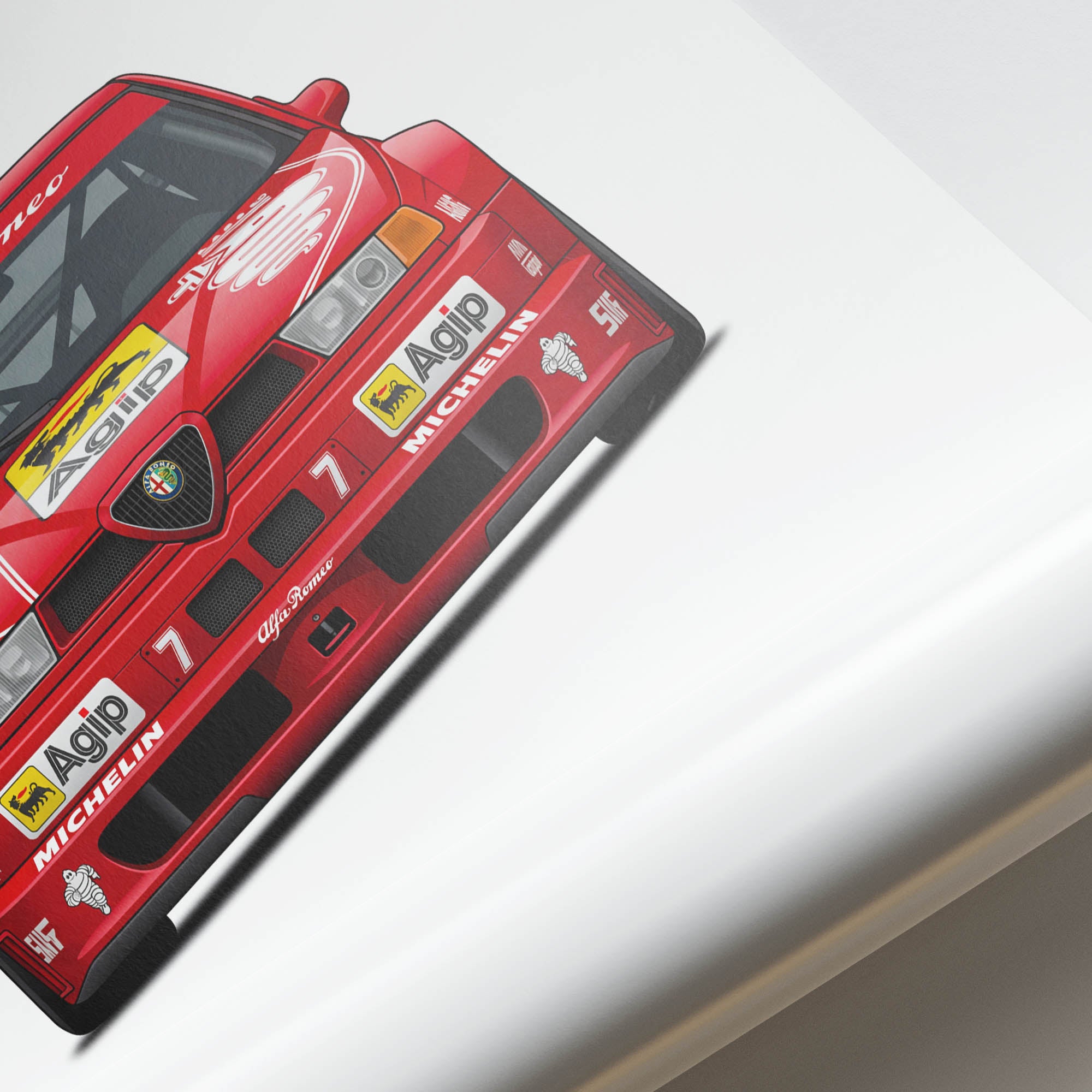 1992 Alfa Romeo 155 V6 TI DTM Nicola Larini – Car Print