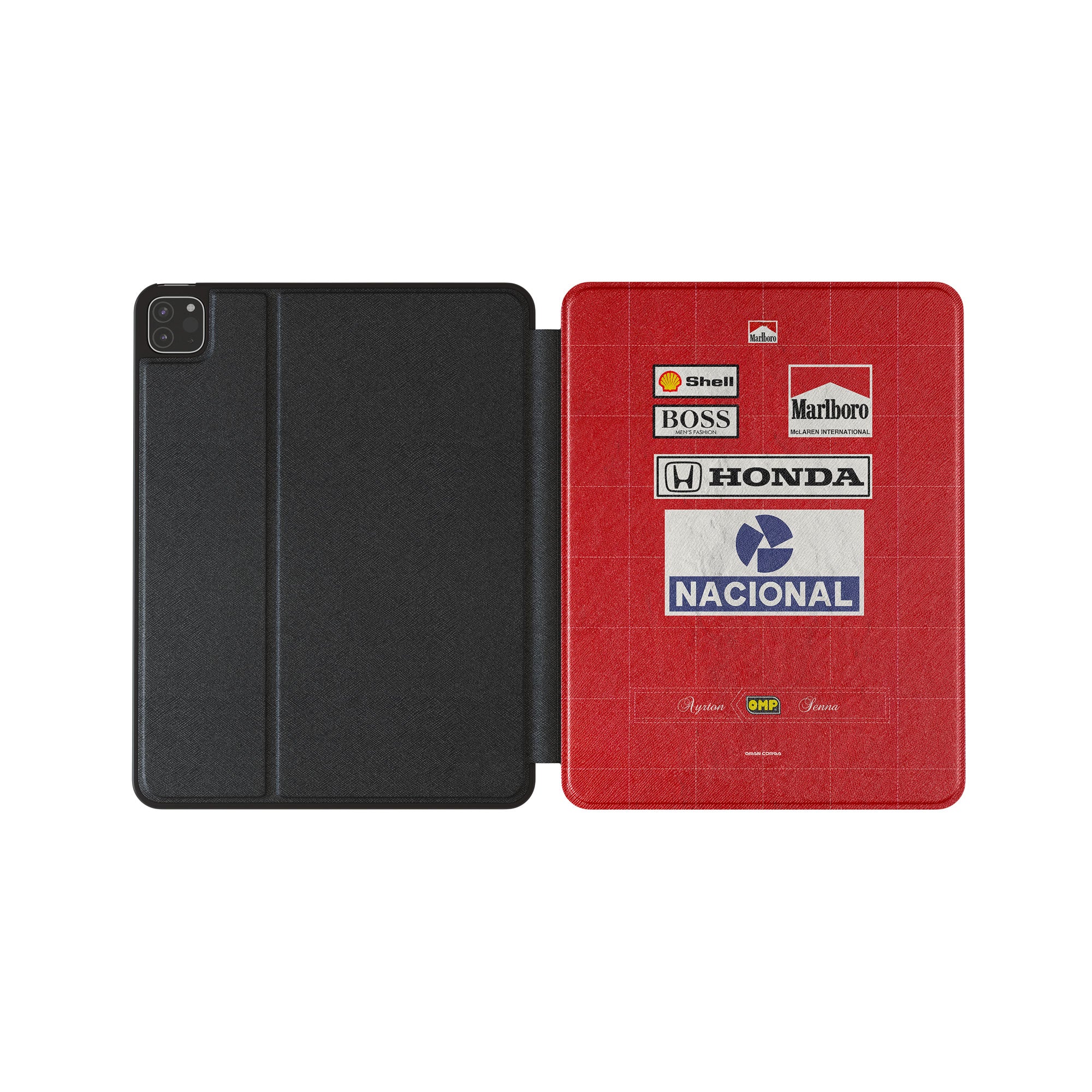 Ayrton Senna iPad Case - McLaren 1988 Suit Durable Tablet Protective Cover