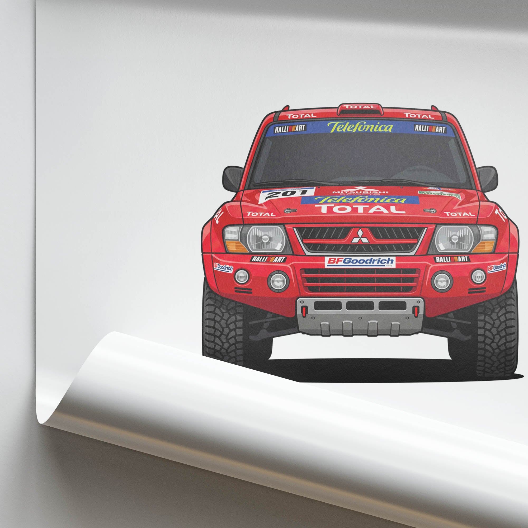 2004 Mitsubishi Pajero Evolution St Phane – Car Print