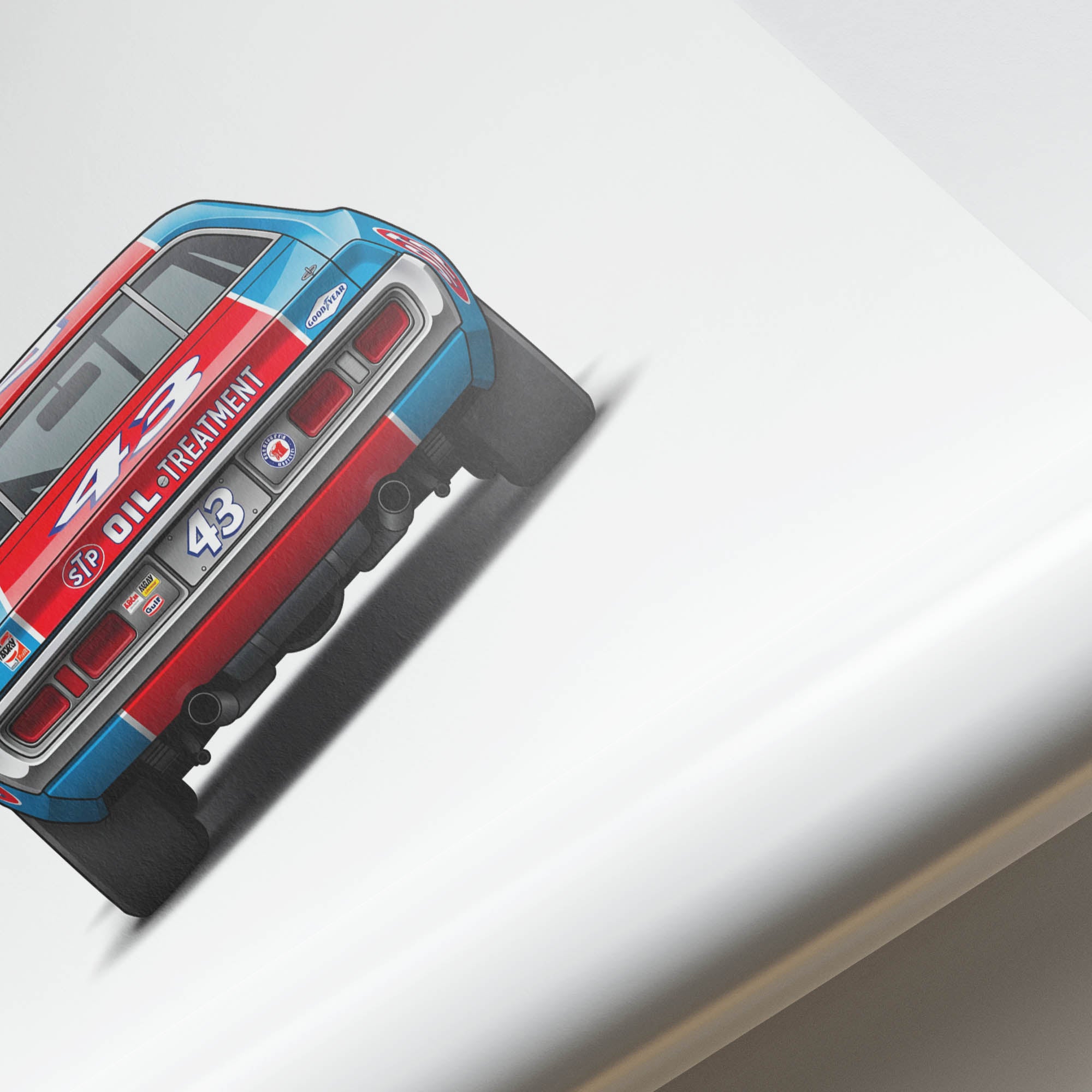 1973 Dodge Charger Richard Petty Stp – Car Print