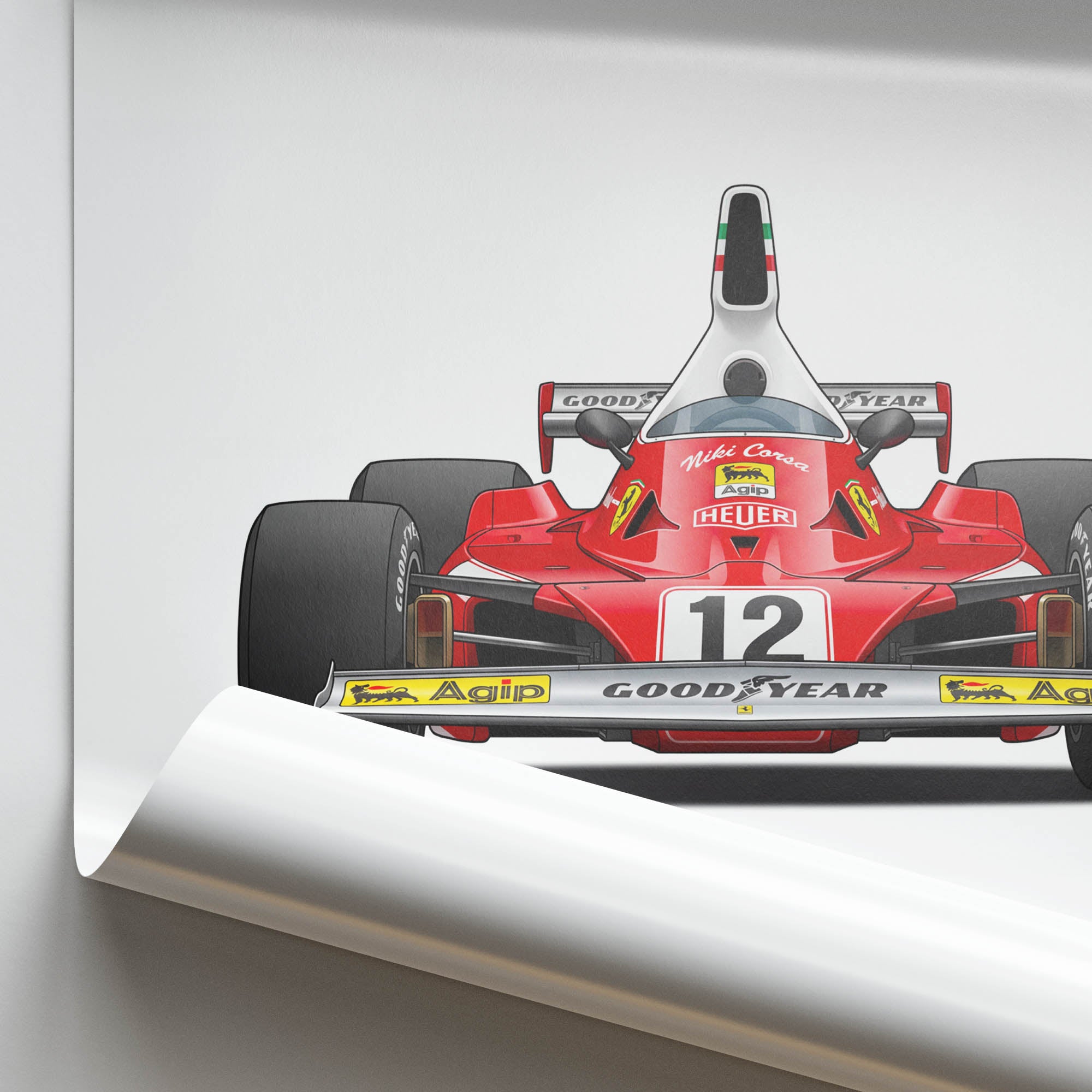 1975 Ferrari 312T Niki Lauda – Car Print