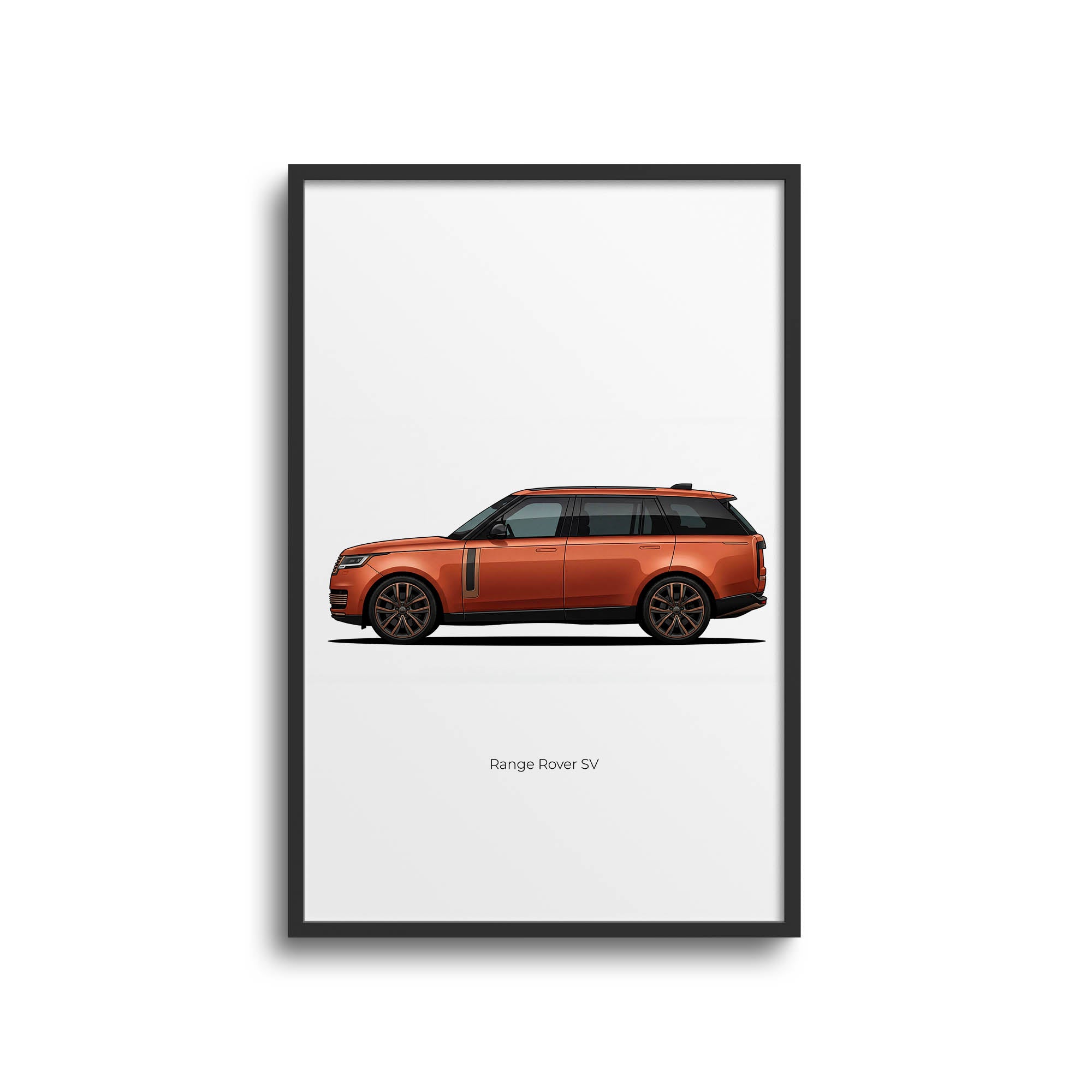 2023 Range Rover SV Sunrise Copper Satin – Car Print (Side)