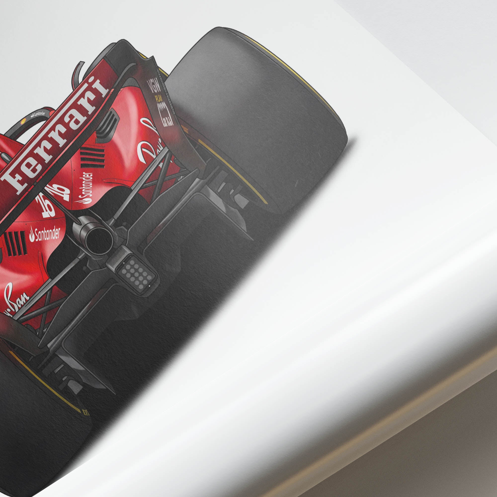 2024 Ferrari SF 24 Charles Leclerc – Car Print