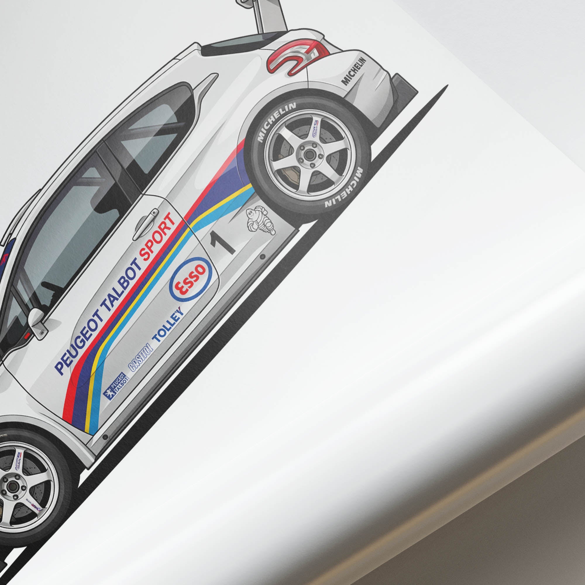 1992 Peugeot 905 Evo 1B Peugeot Talbot Sport – Car Print