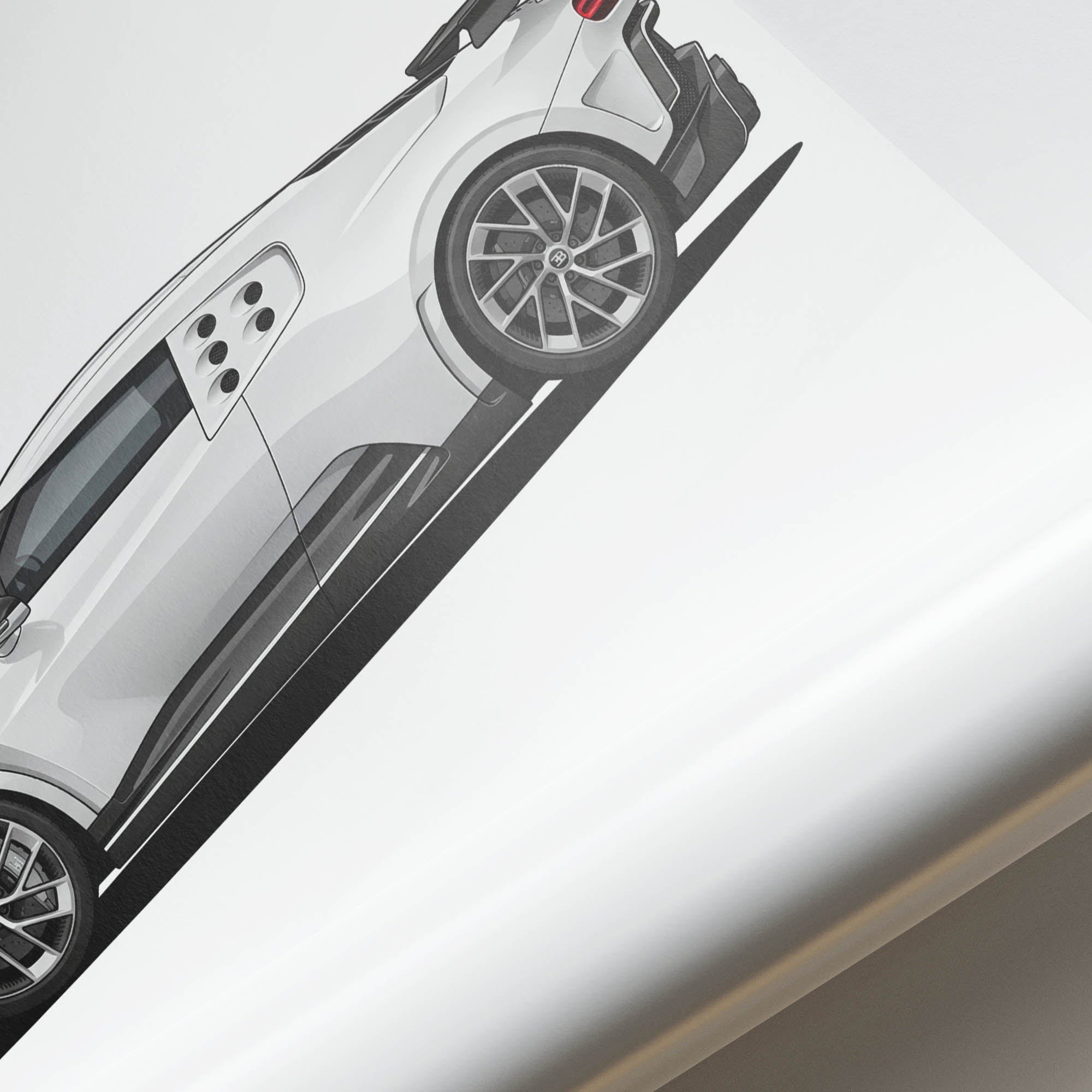 2022 Bugatti Centodieci – Car Print (Side)